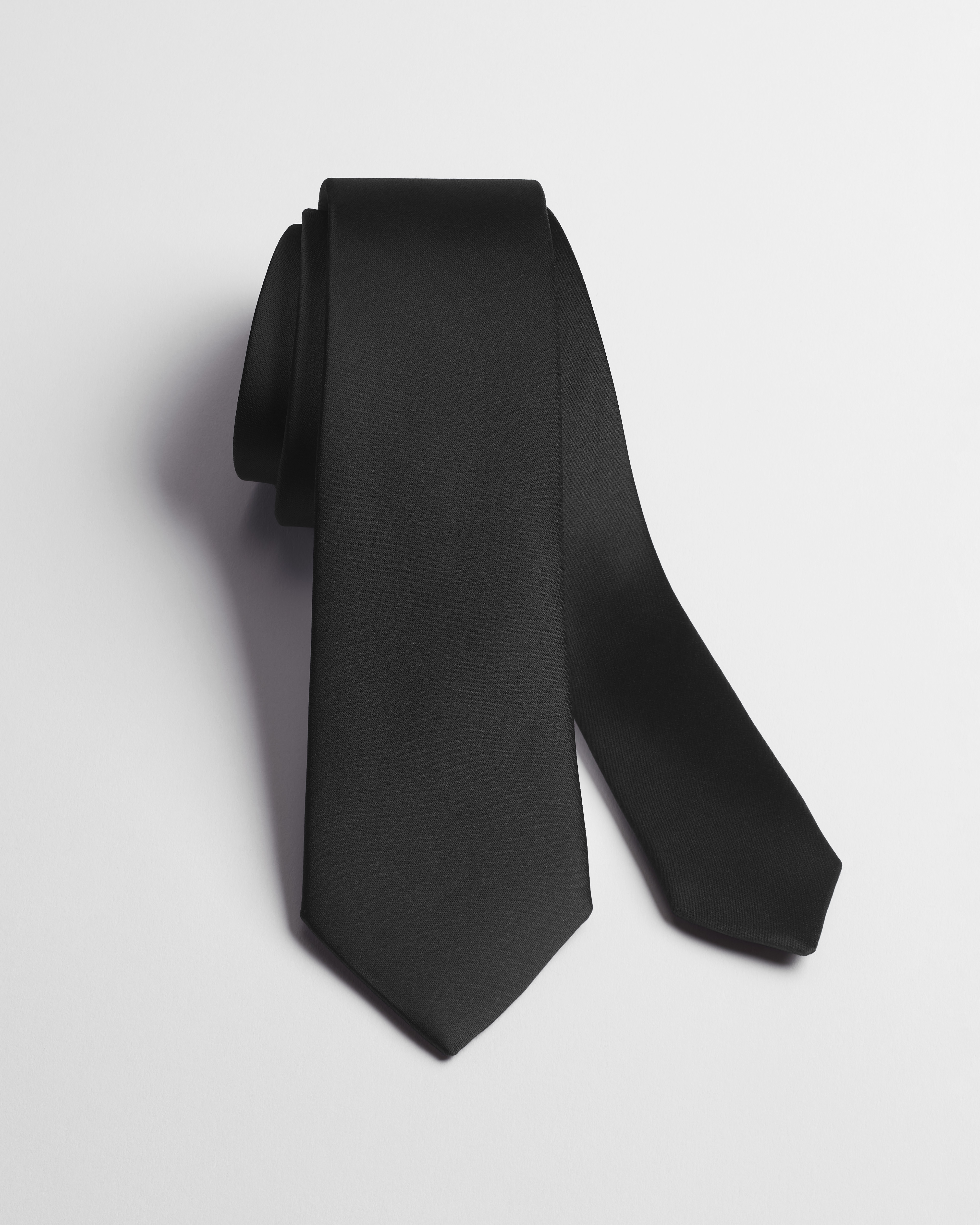 Dior 领带 黑色桑蚕丝面料 E10