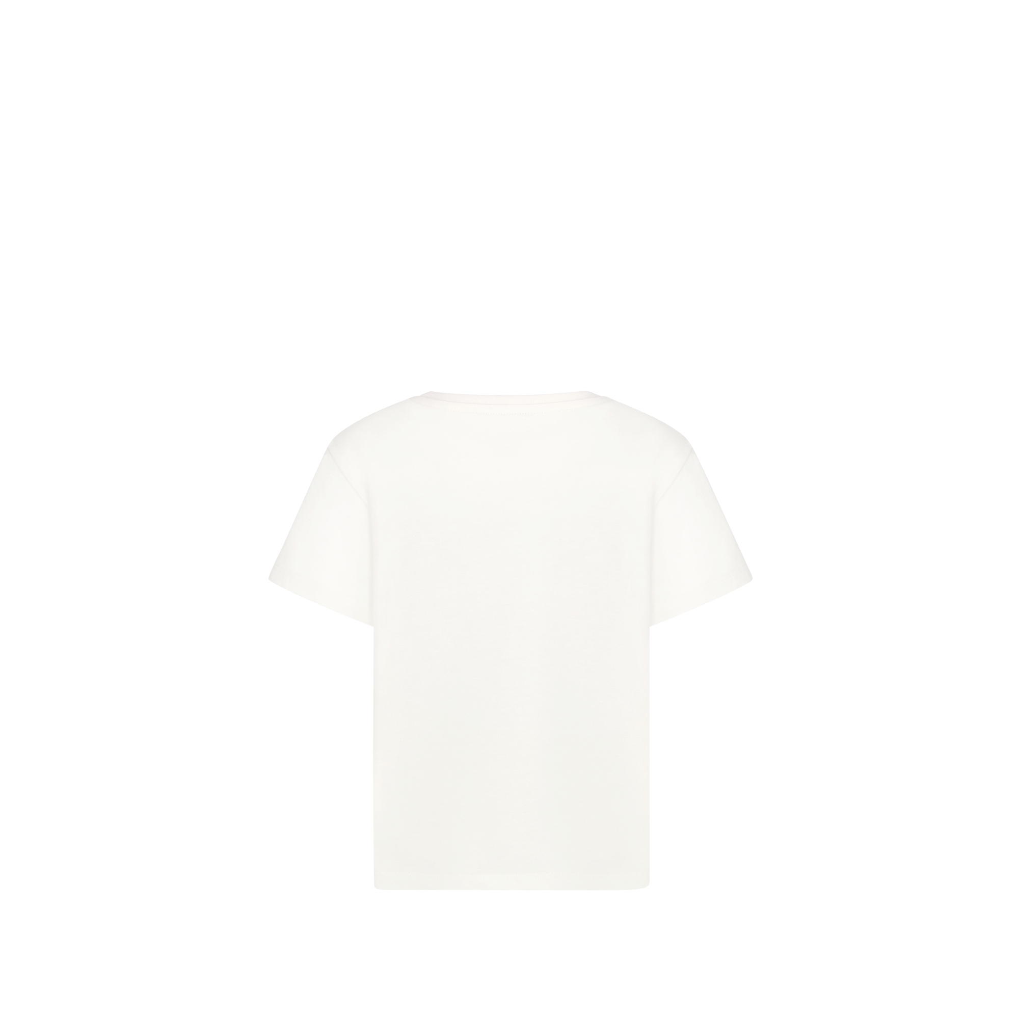 儿童 T 恤 象牙色棉质平纹针织面料 E08