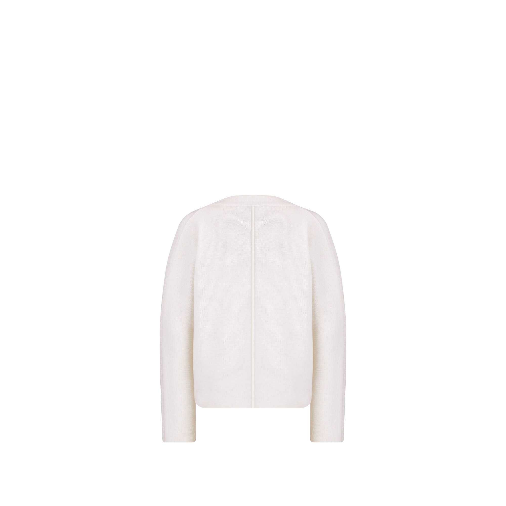 儿童开衫 象牙色绵羊毛针织面料 E08