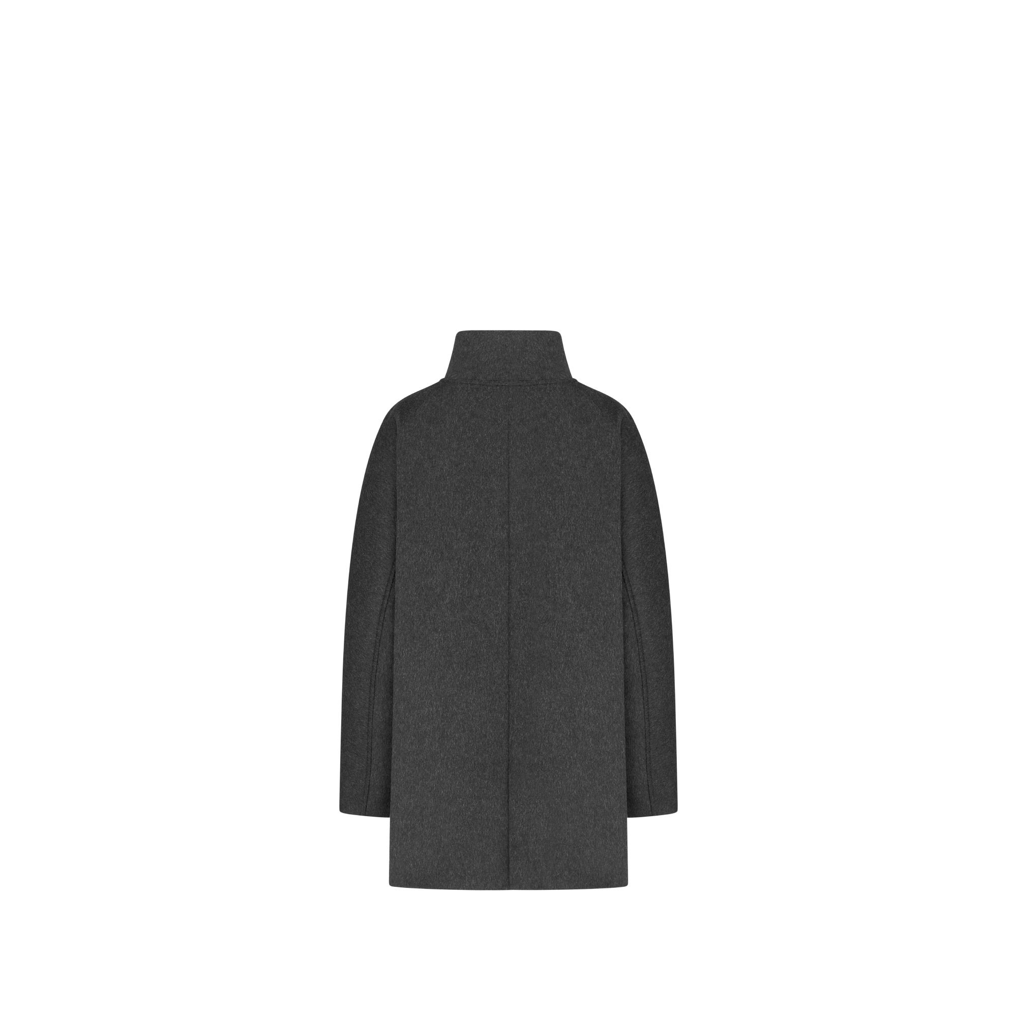儿童三合一大衣 煤灰色绵羊毛混纺面料 E08