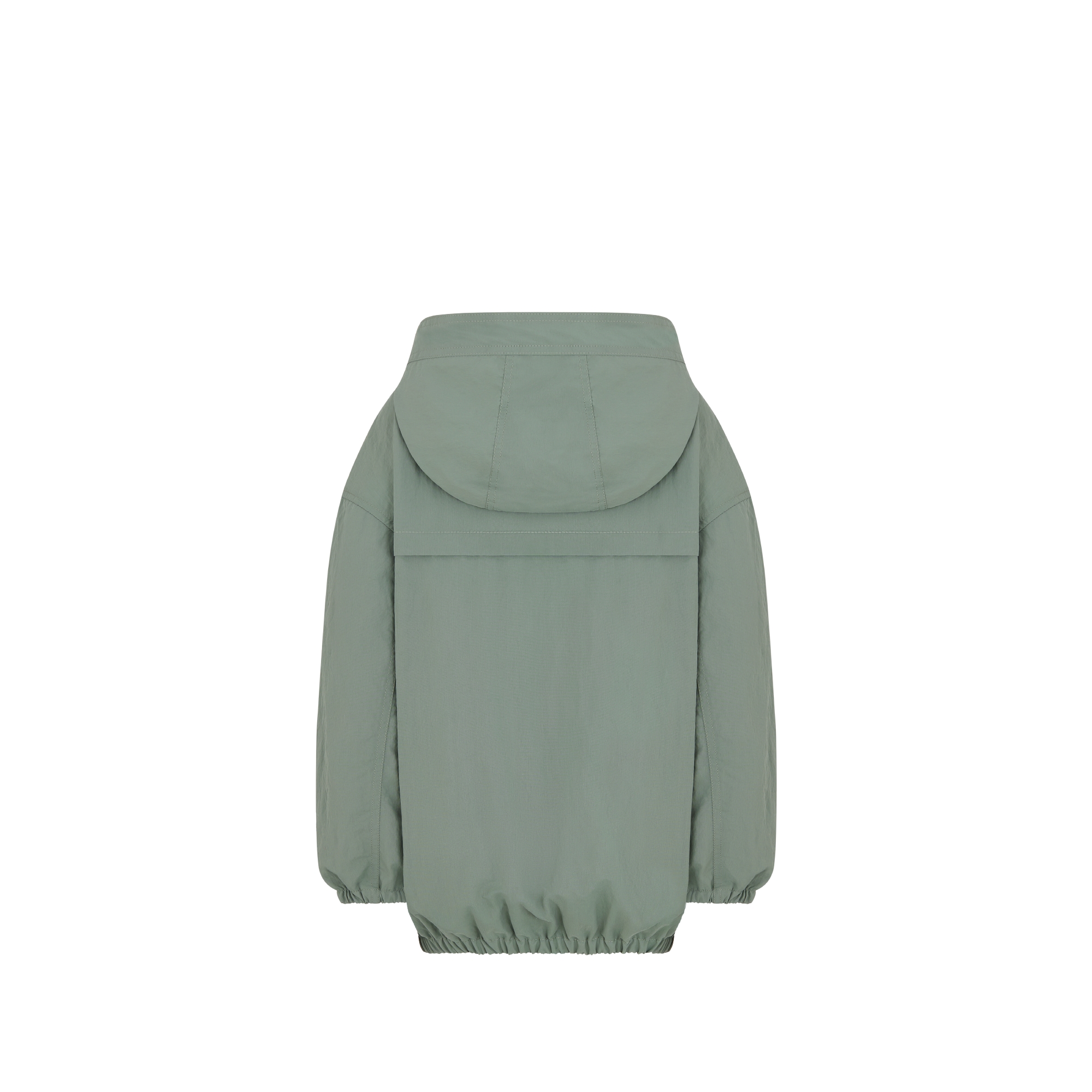 儿童连帽防风夹克 卡其色防水效果科技面料 E08