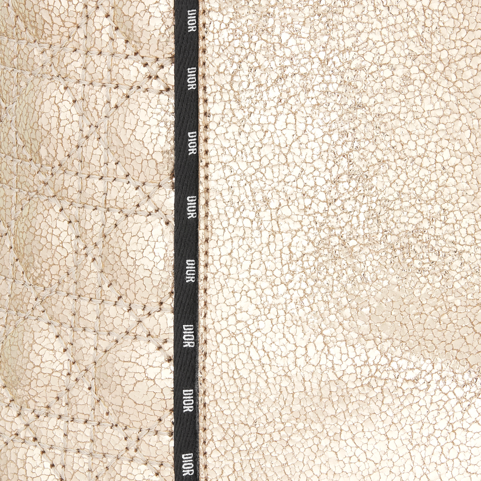 儿童及踝靴 亮面金色调褶皱羊皮革 E09