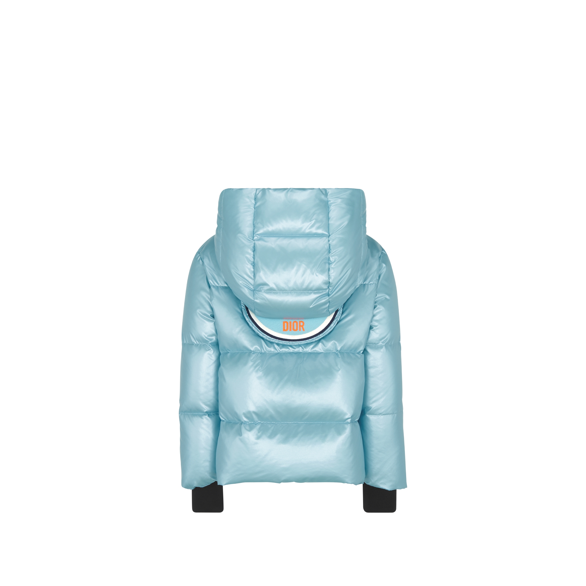 儿童连帽夹克 冰川蓝色防水效果科技面料 E08