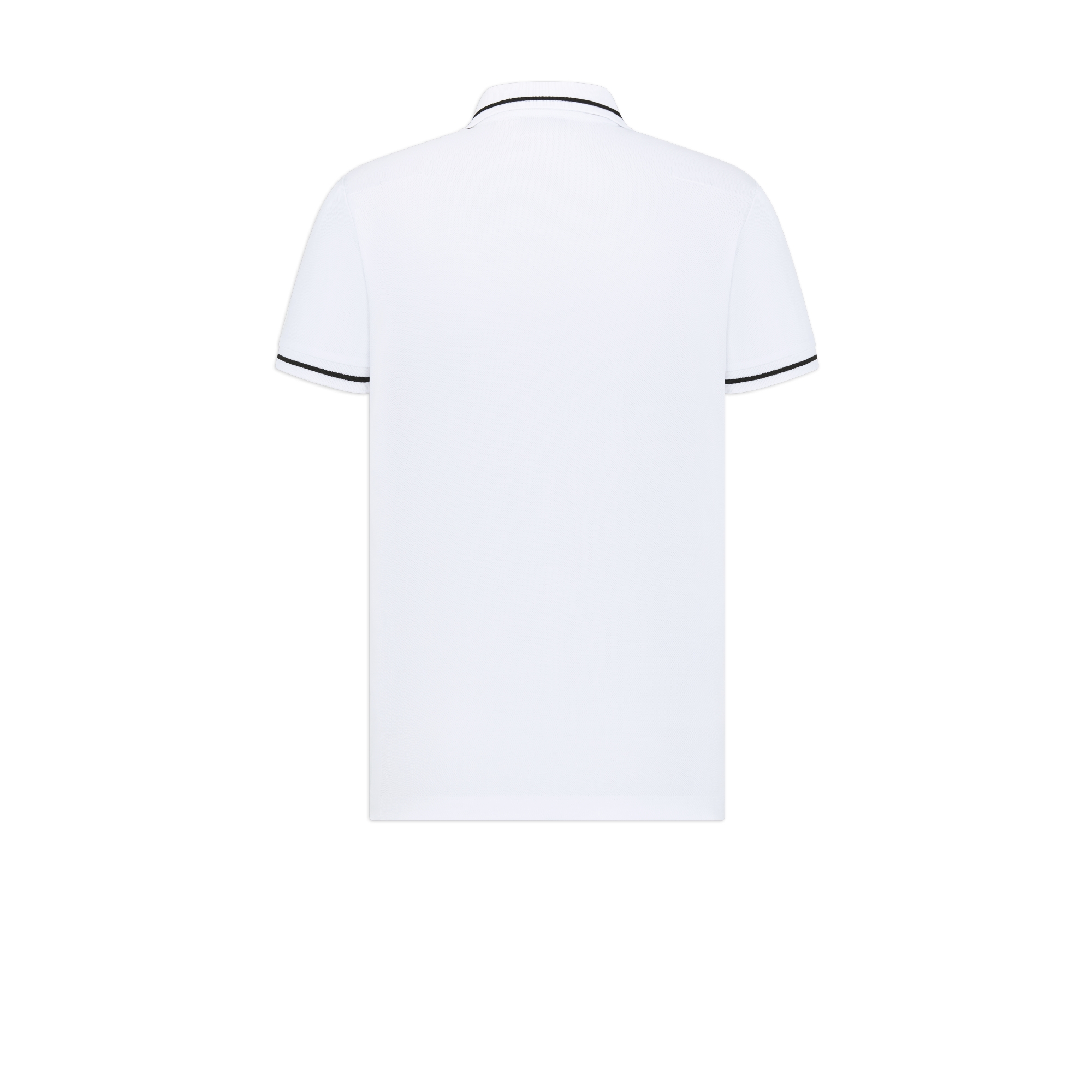 Polo 衫 白色棉质珠地布小蜜蜂标识刺绣 E08