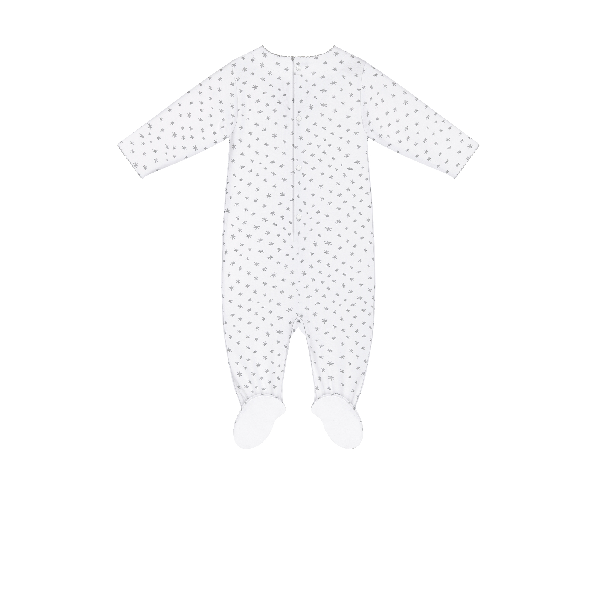 Chance 新生儿礼品套装 白色棉质双面布幸运星图案 E03