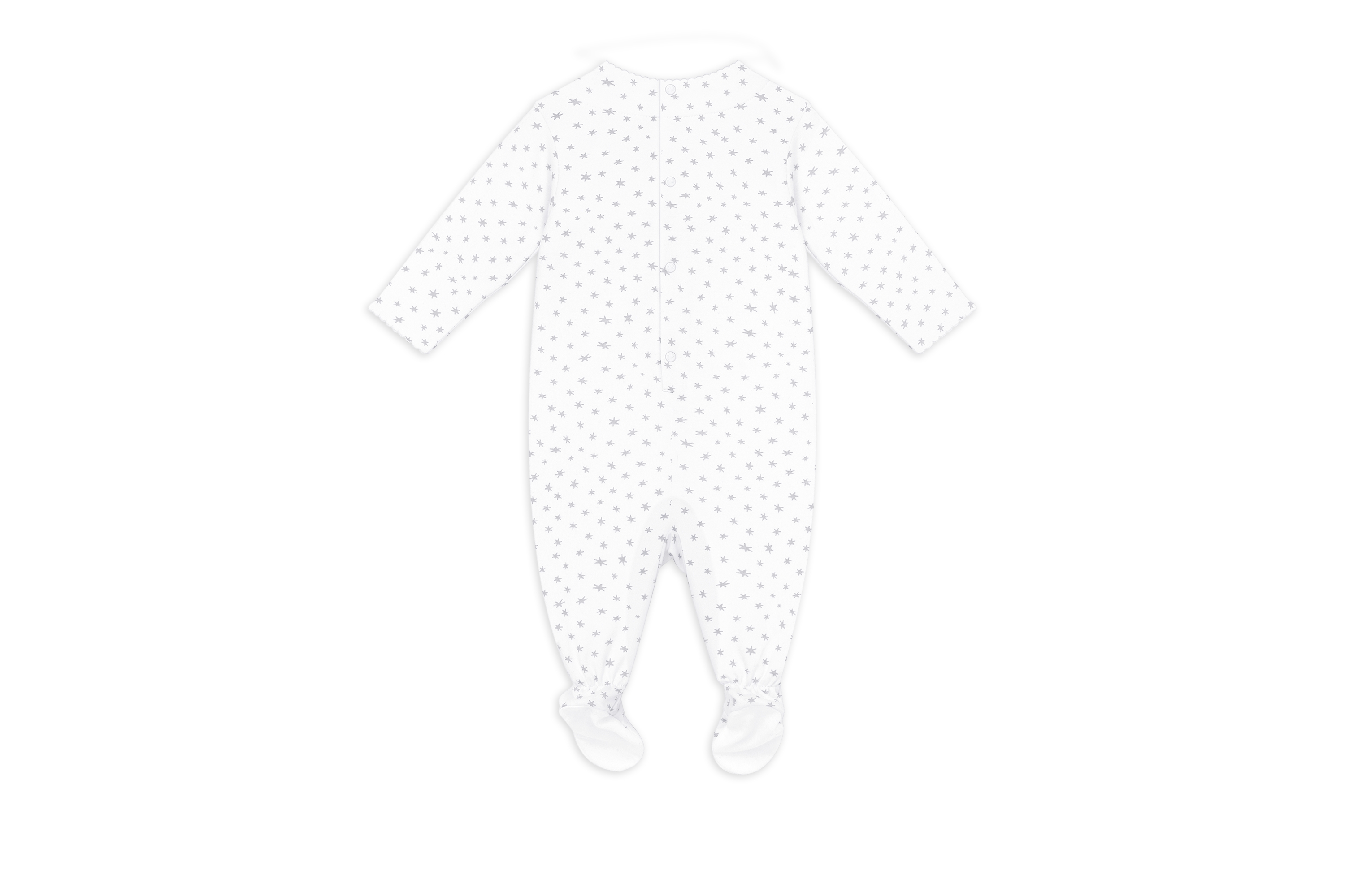 Chance 新生儿礼品套装 白色棉质双面布幸运星图案 E08