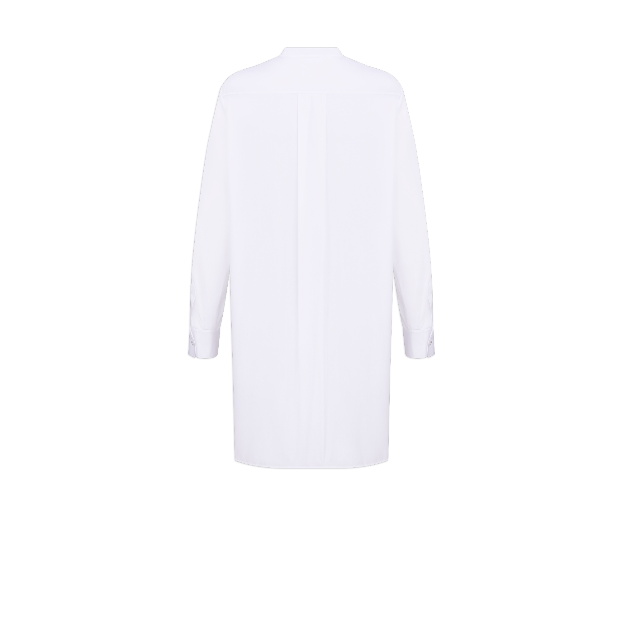 Dioriviera 长款衬衫 白色棉府绸 E08