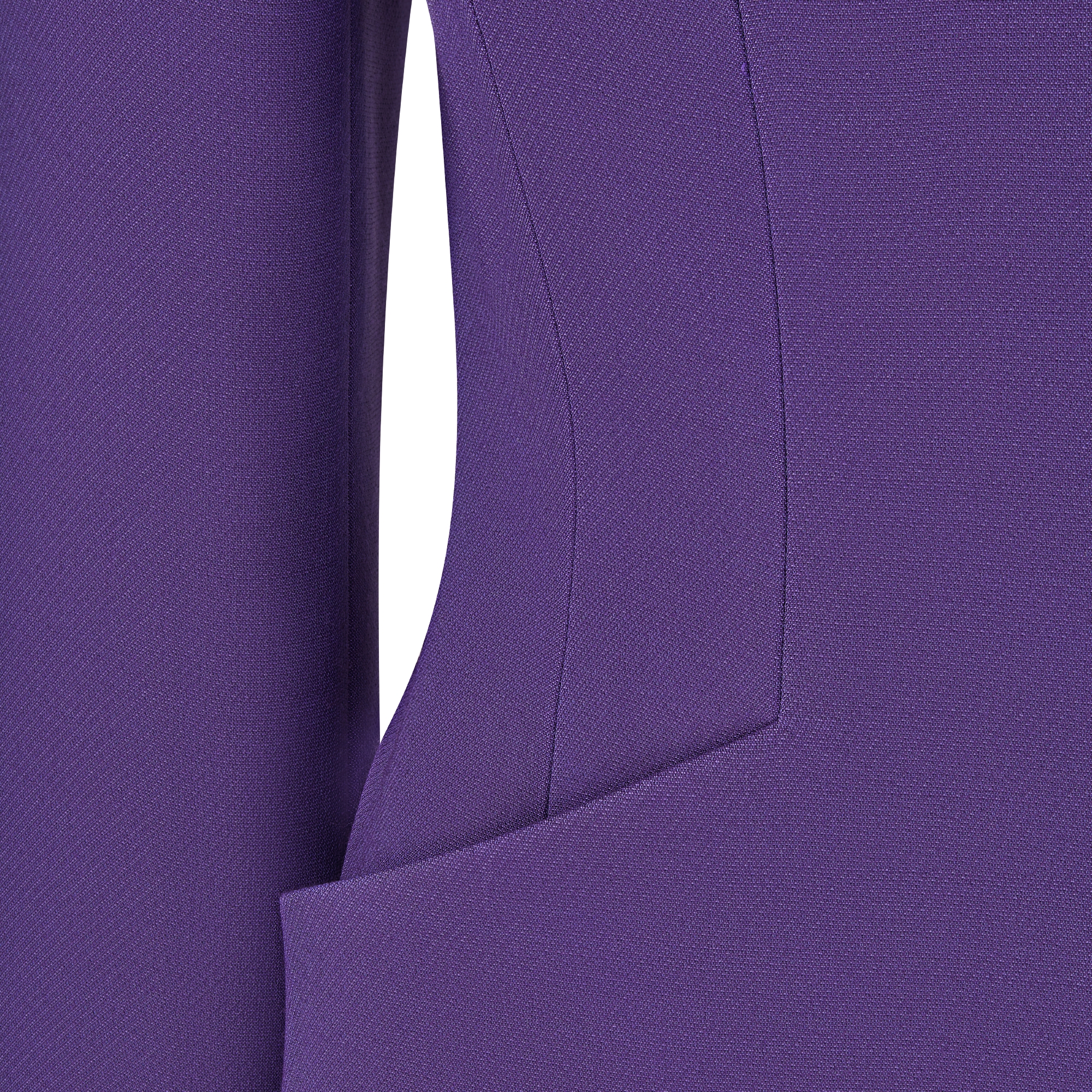 30 Montaigne 经典西装外套 紫色绵羊毛混纺面料 E09