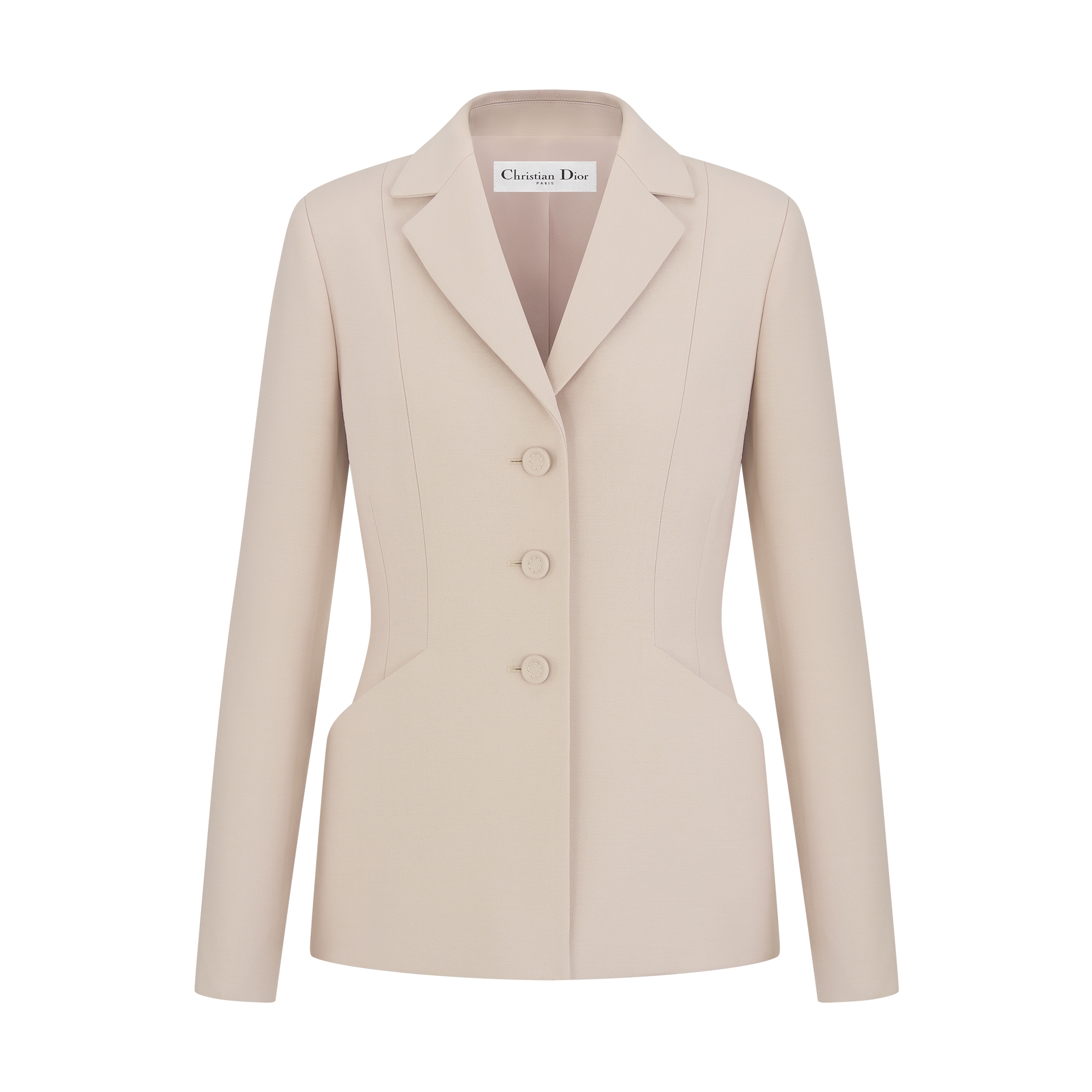  灰色绵羊毛混纺面料