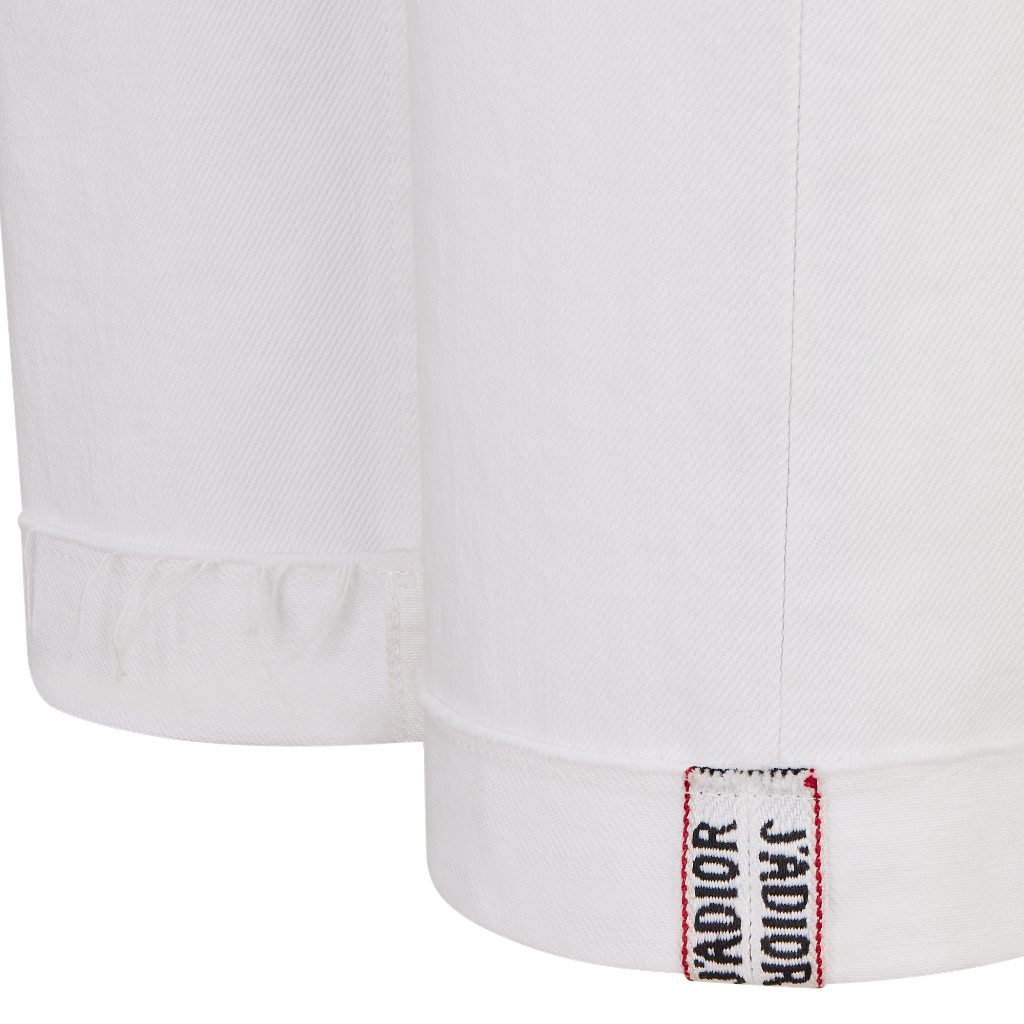 男友风牛仔裤 白色牛仔面料 E09