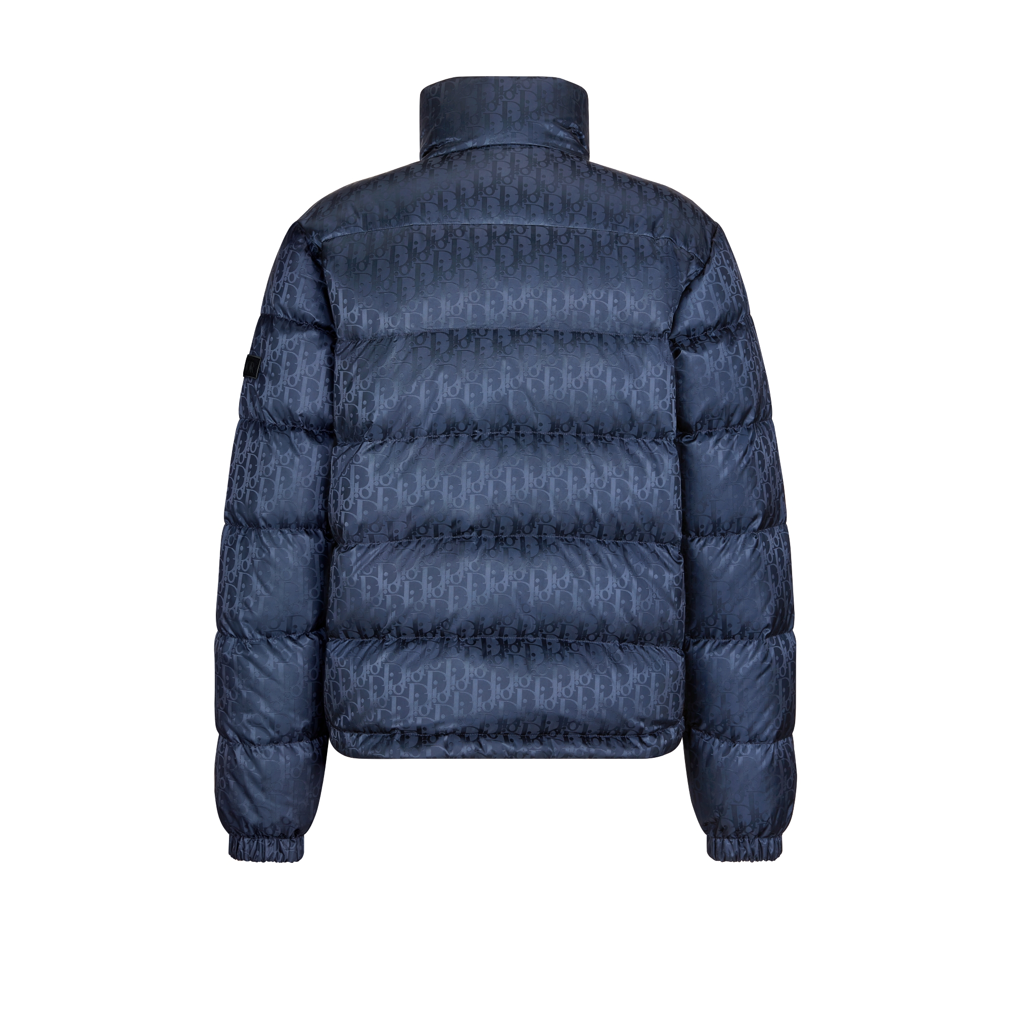 羽绒夹克 海军蓝色科技面料 Oblique 印花 E08