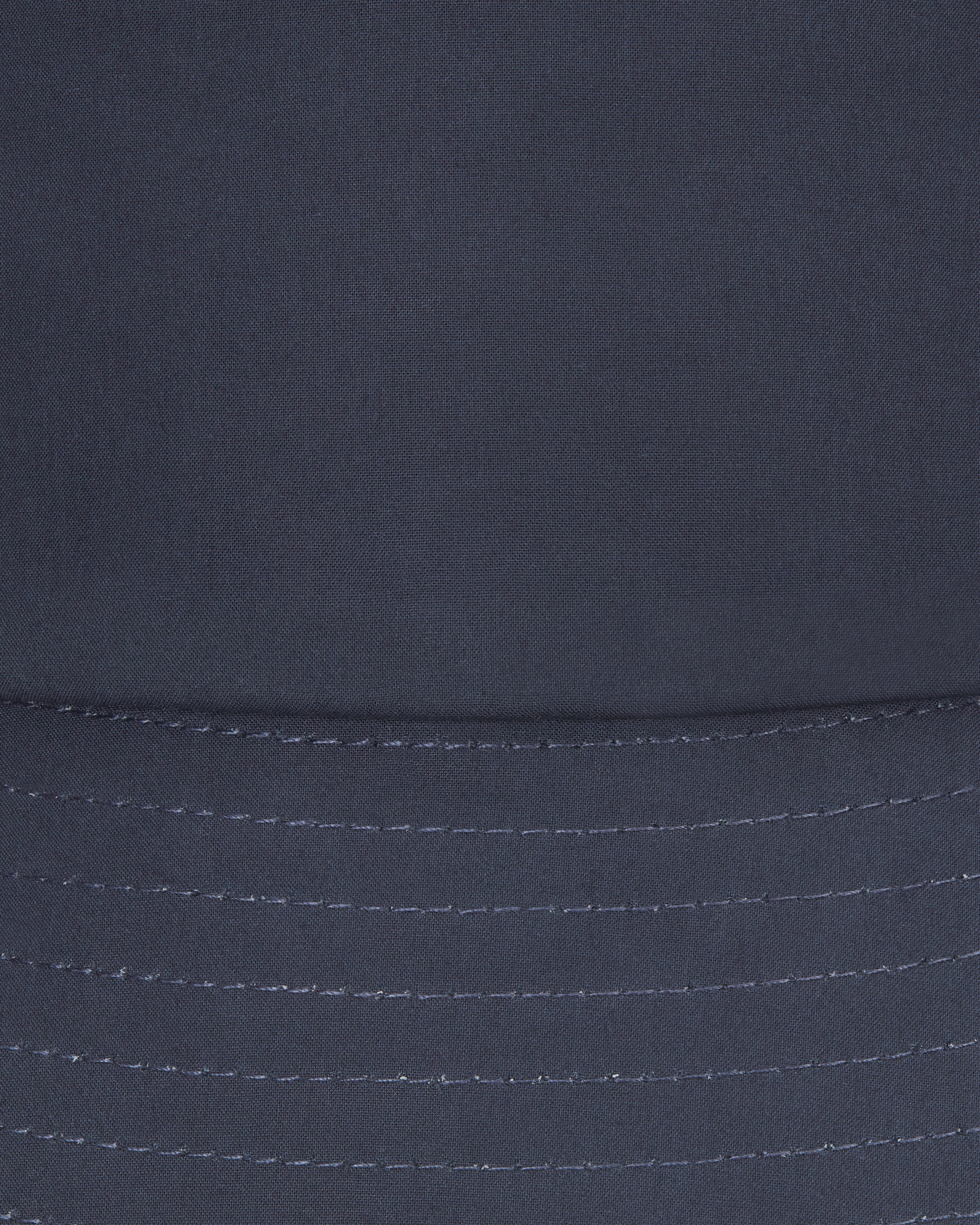 Teddy-D 双面窄檐桶帽 蓝色棉质混纺面料 E09