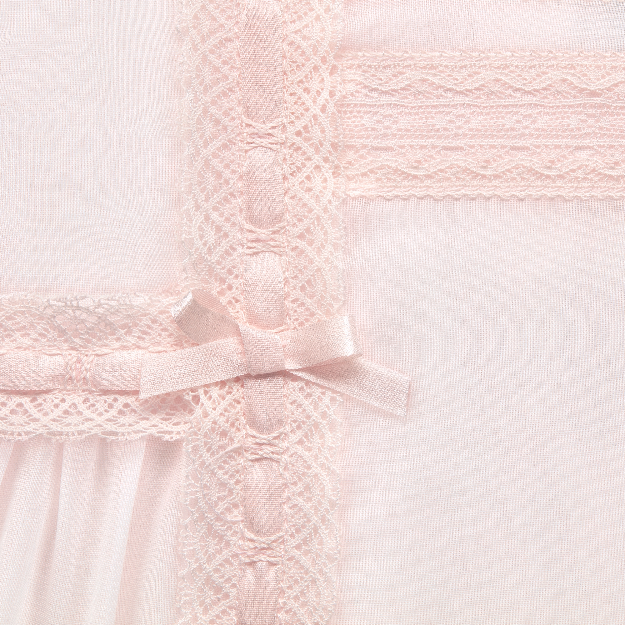 Nanouchka 睡衣 淡粉色棉质双面布和薄纱 E09