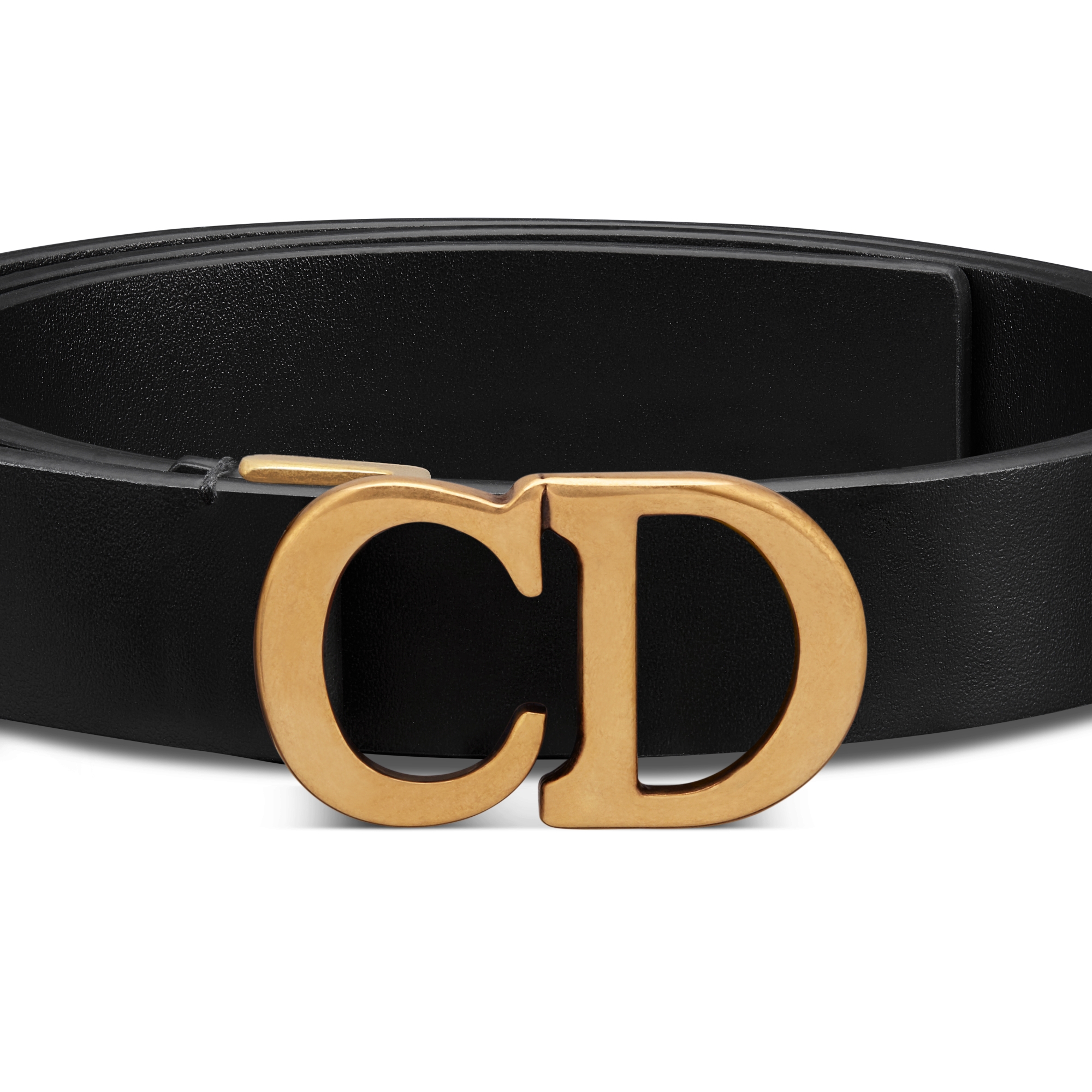 马鞍腰带 20 毫米黑色超柔软牛皮革 E09