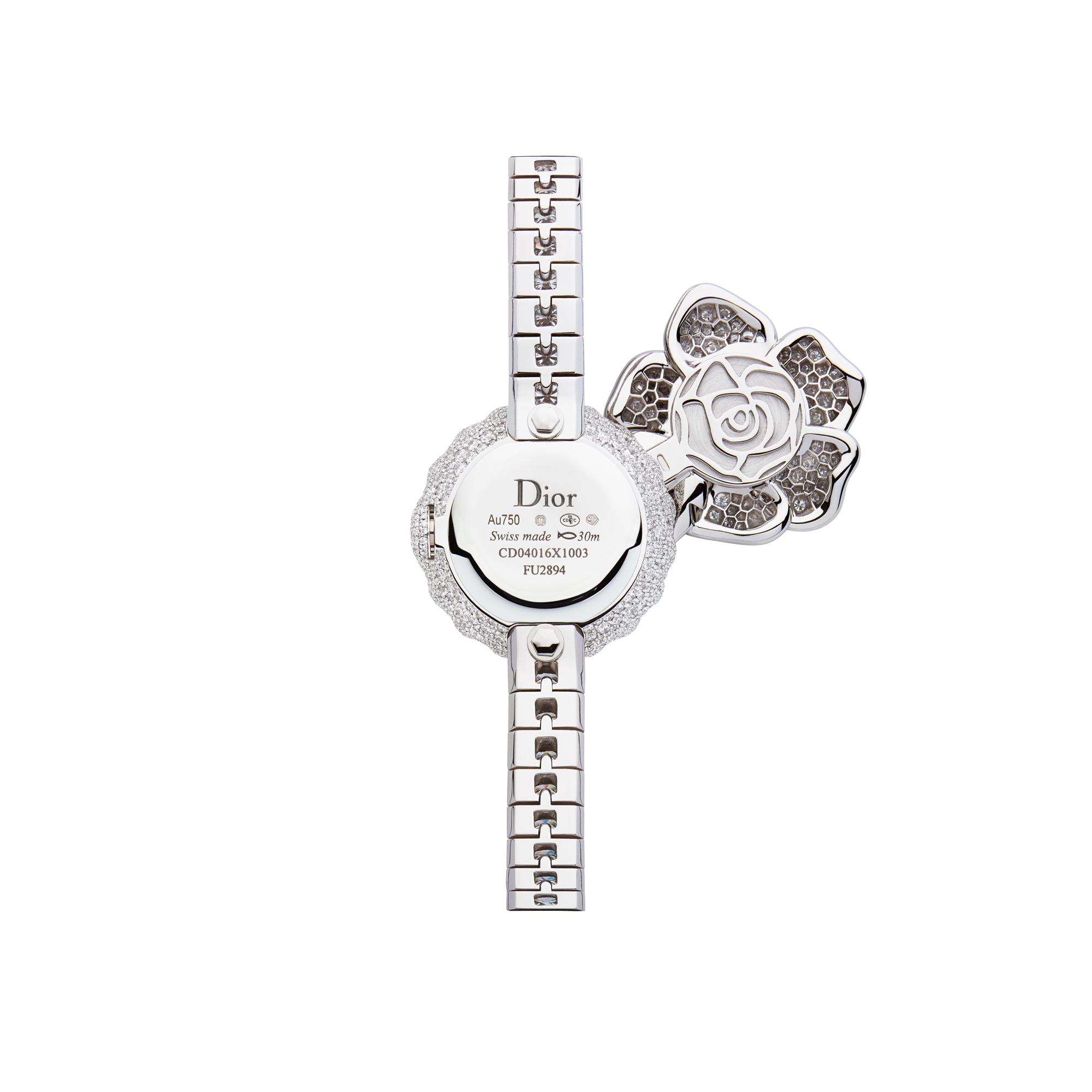 D de Dior Précieuse à Secret Rose 腕表 直径 21 毫米，石英机芯 E13