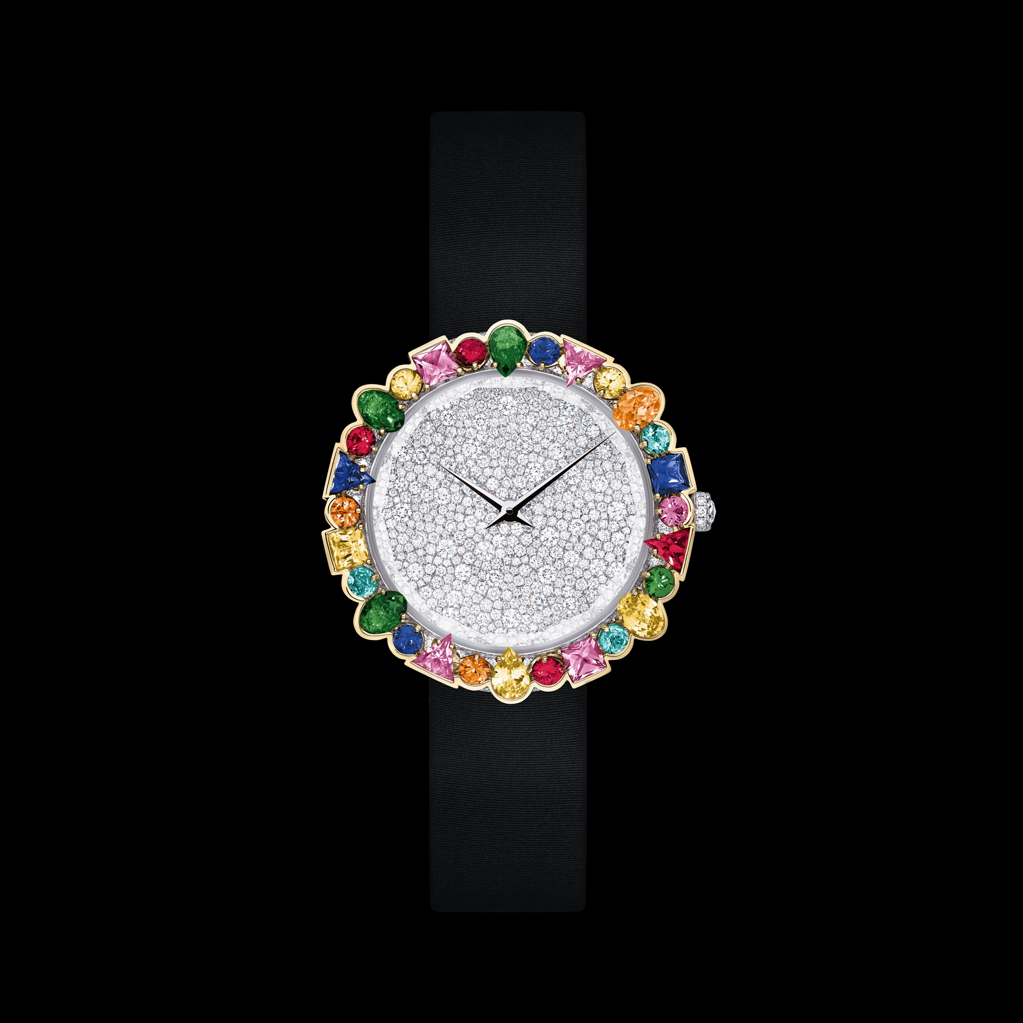 D de Dior Cocotte 腕表 直径 38 毫米，石英机芯 E01