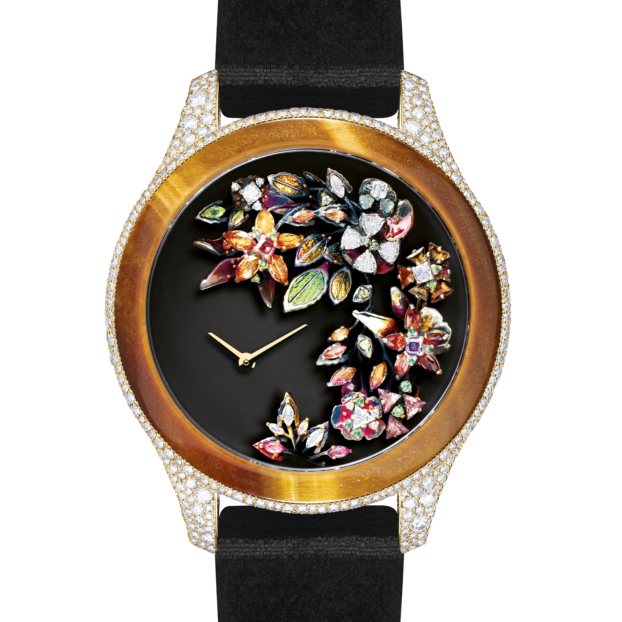 Dior Grand Soir Jardins de Nuit N°3 腕表 直径 36 毫米，石英机芯 E11