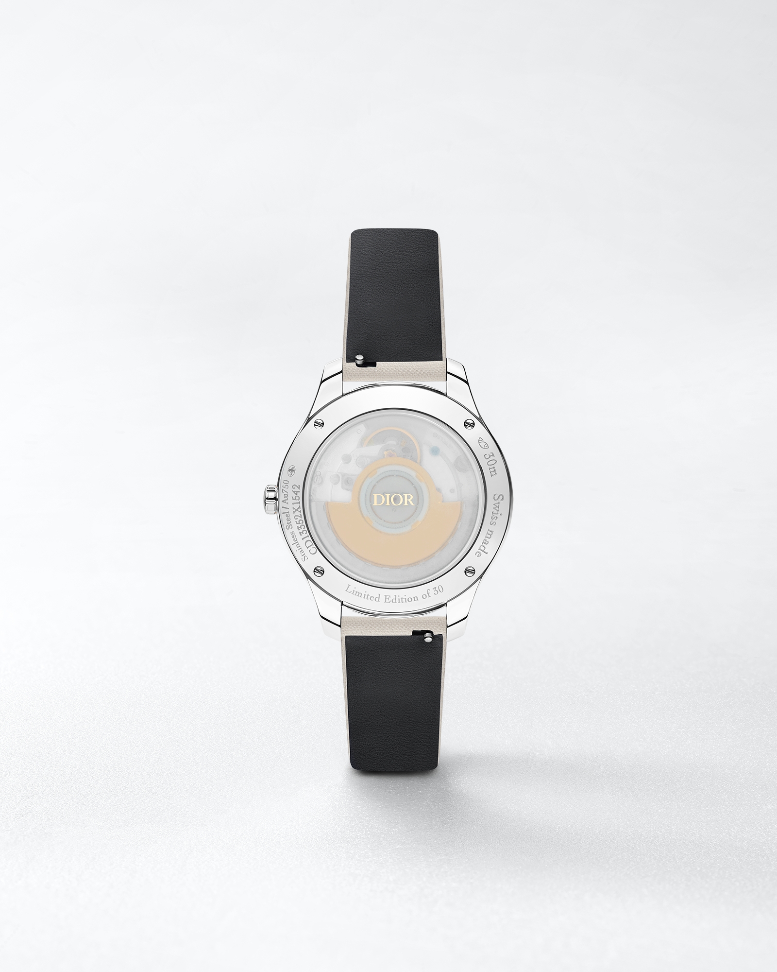 Dior Grand Soir Year of the Horse 马年高级腕表 直径 36 毫米，自动上链机芯，钢、玫瑰色 18K 金、珍珠母贝、钻石、蓝宝石、黄色蓝宝石、紫水晶和锰铝榴石 E07