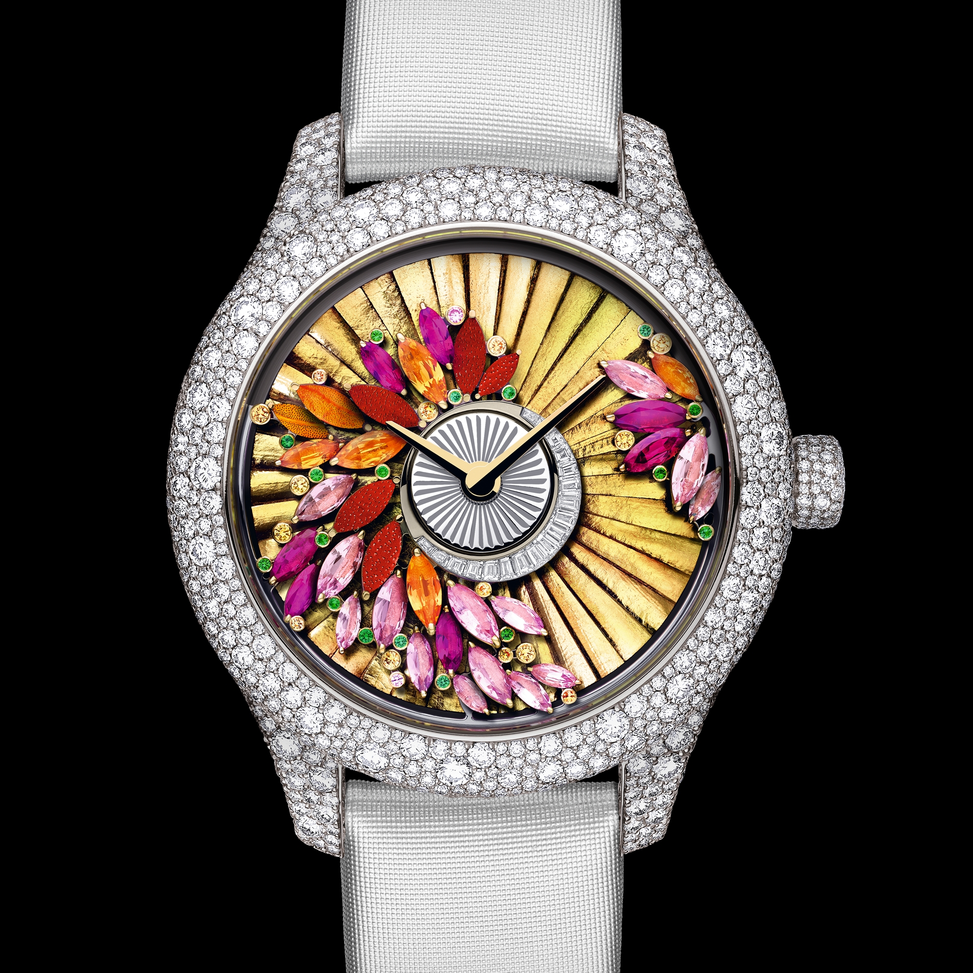 Dior Grand Bal Pièce Unique Parure Tropicale N°4 腕表  直径 36 毫米，“Dior Inversé 11 1/2”自动上链机芯 E05