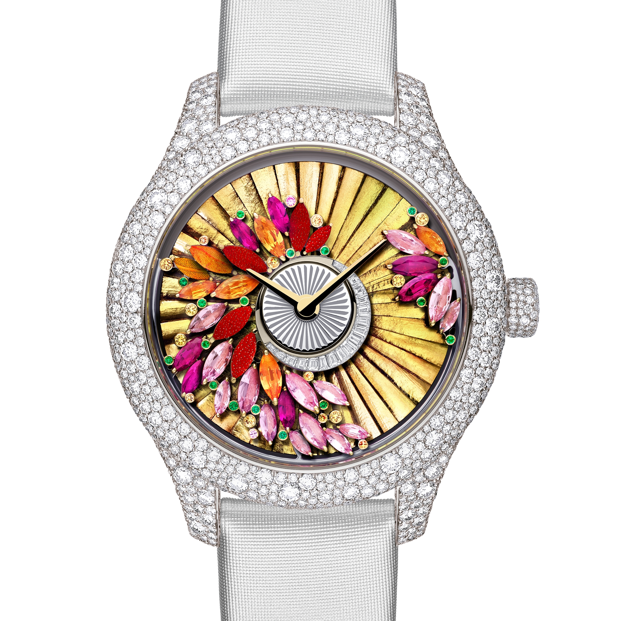 Dior Grand Bal Pièce Unique Parure Tropicale N°4 腕表  直径 36 毫米，“Dior Inversé 11 1/2”自动上链机芯 E12