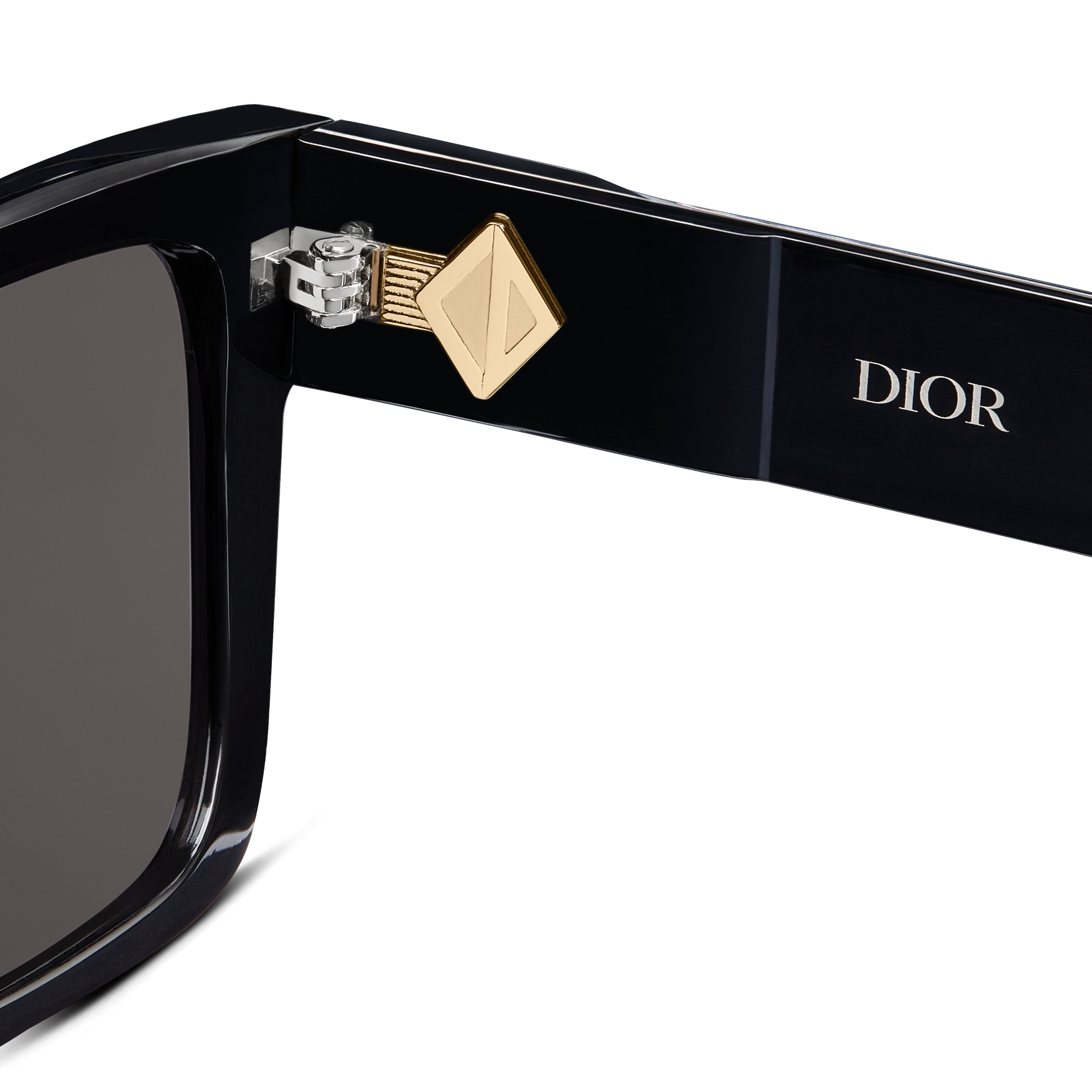 CD Diamond S3F 太阳眼镜 黑色正方形镜框 E11