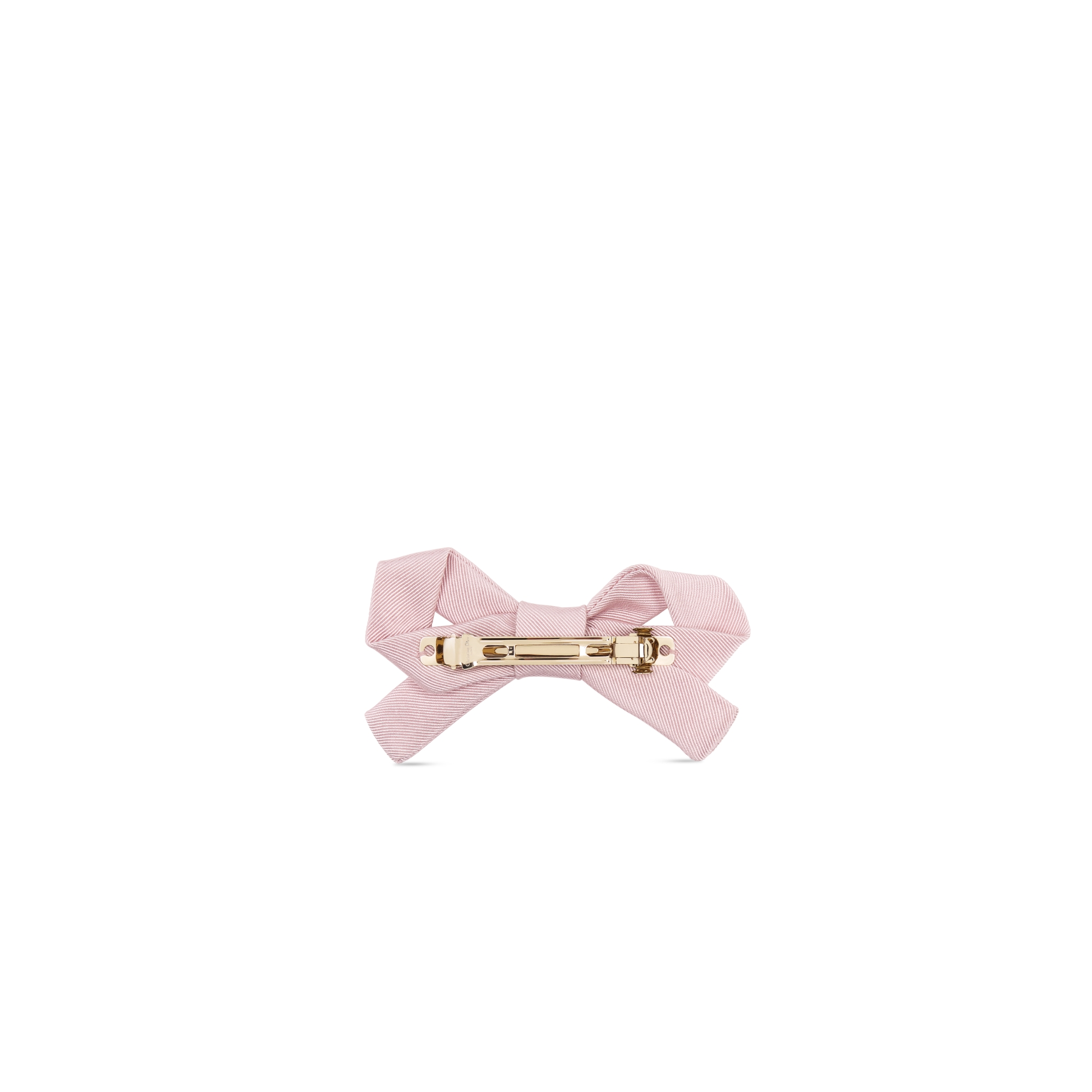 Diorissimo 发夹 淡粉色罗缎效果科技面料 E08