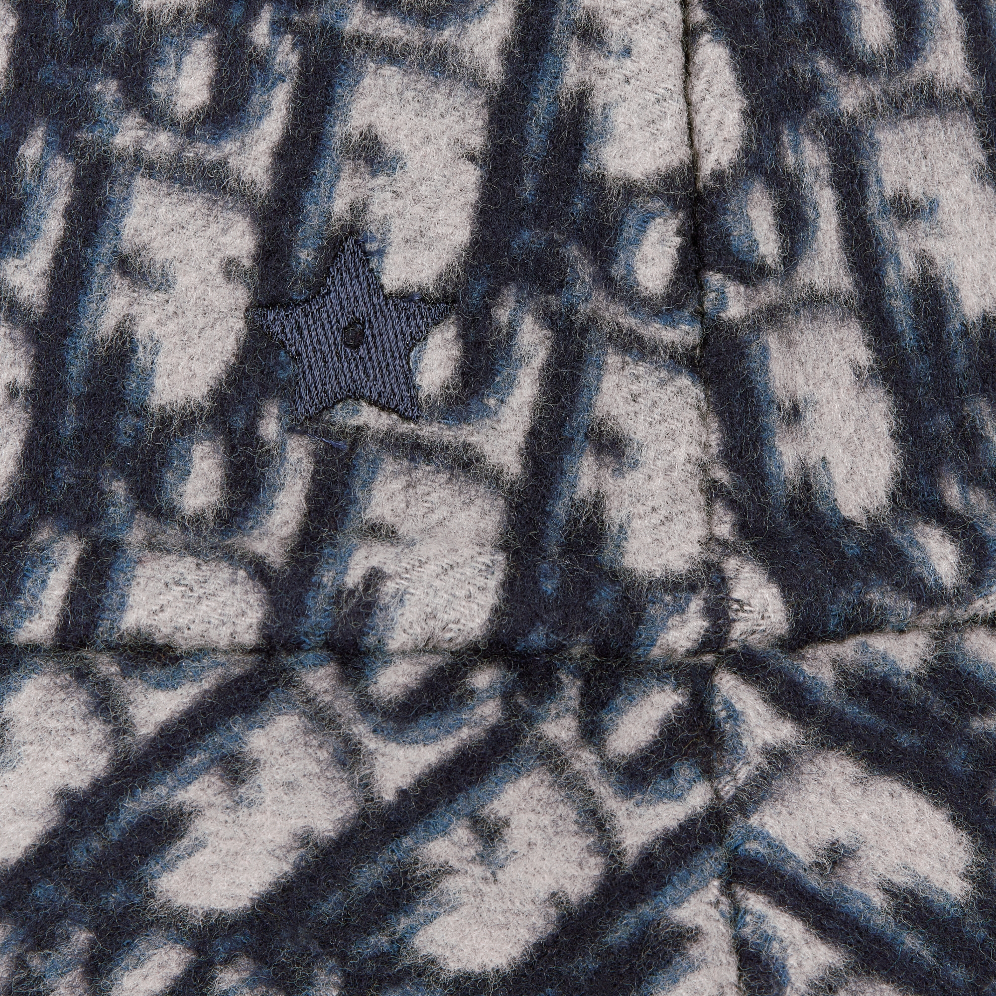 Teddy-D 双面窄檐桶帽 蓝色绵羊毛混纺面料 E09