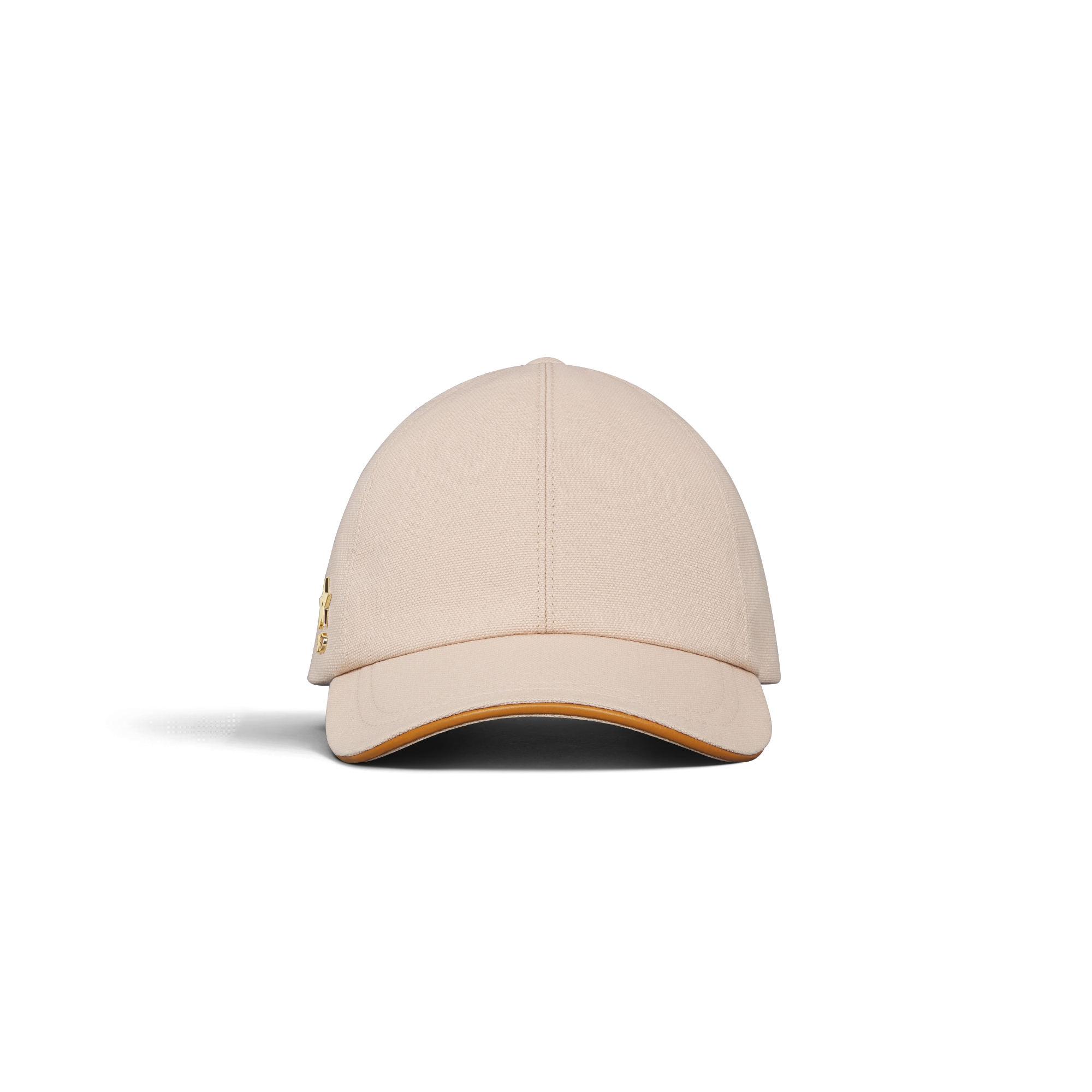 D-Player 帽子 米色棉质面料 E01