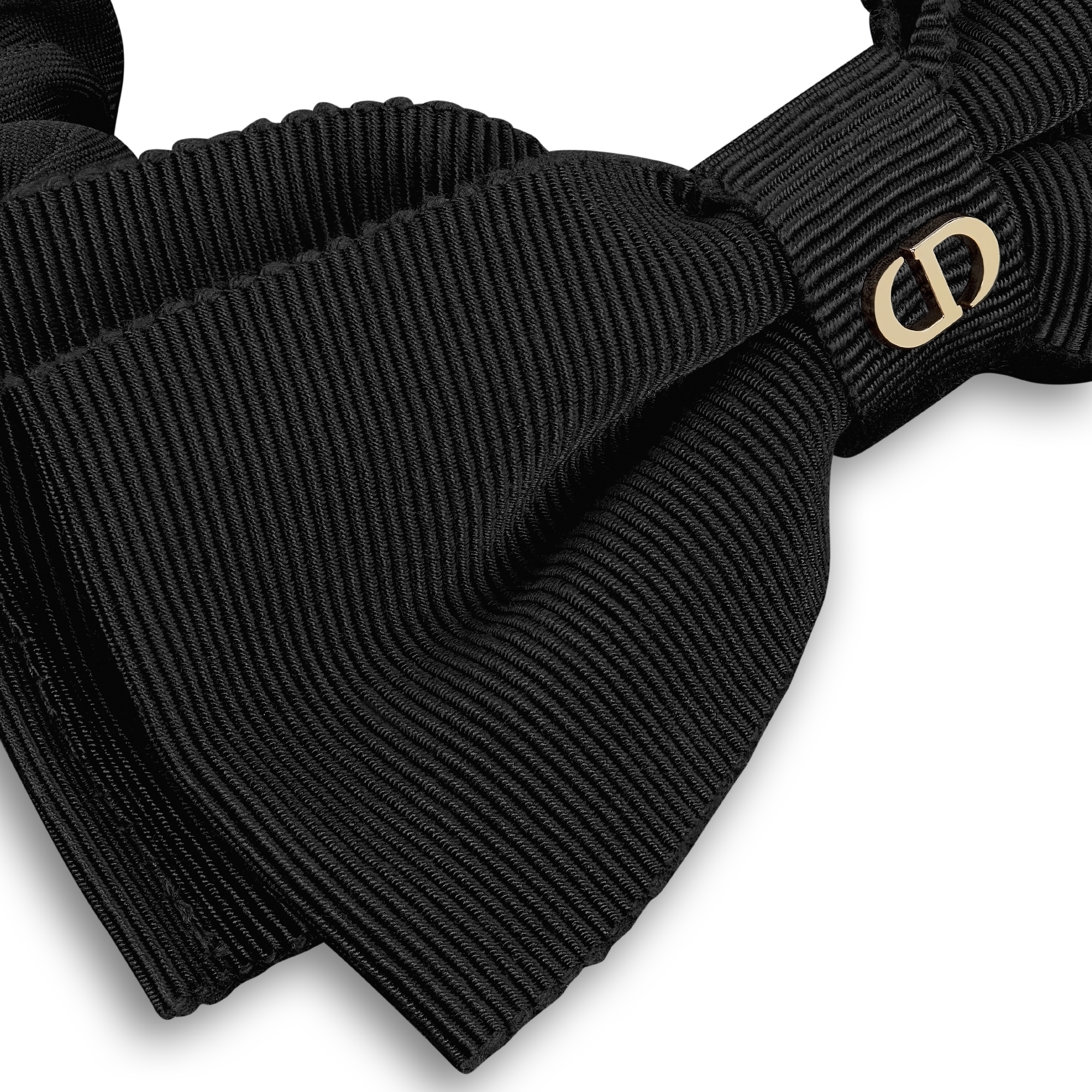 Dior Sweet 发绳 黑色弹力罗缎 E09