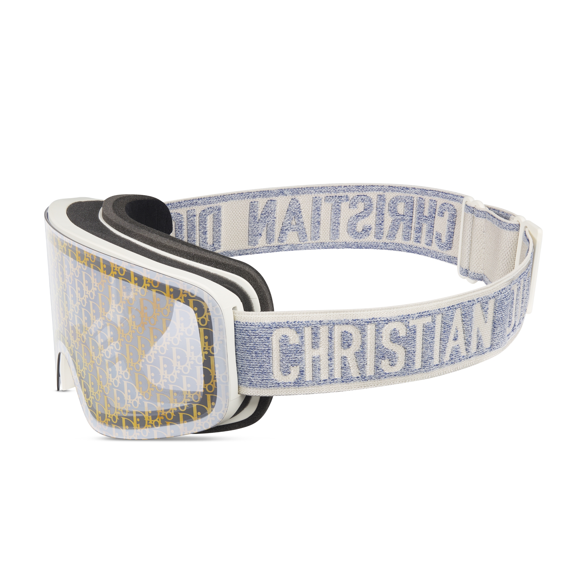 DiorAlps M3U 滑雪眼罩 哑光白色镜框 E03