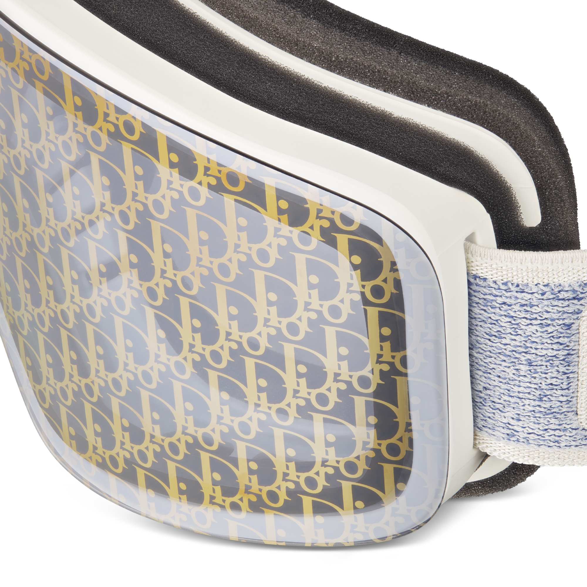 DiorAlps M3U 滑雪眼罩 哑光白色镜框 E09