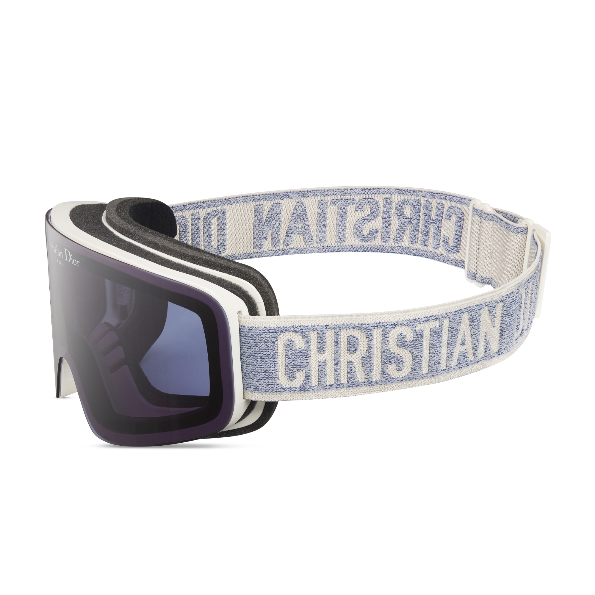 DiorAlps M3U 滑雪眼罩 哑光白色镜框 E10