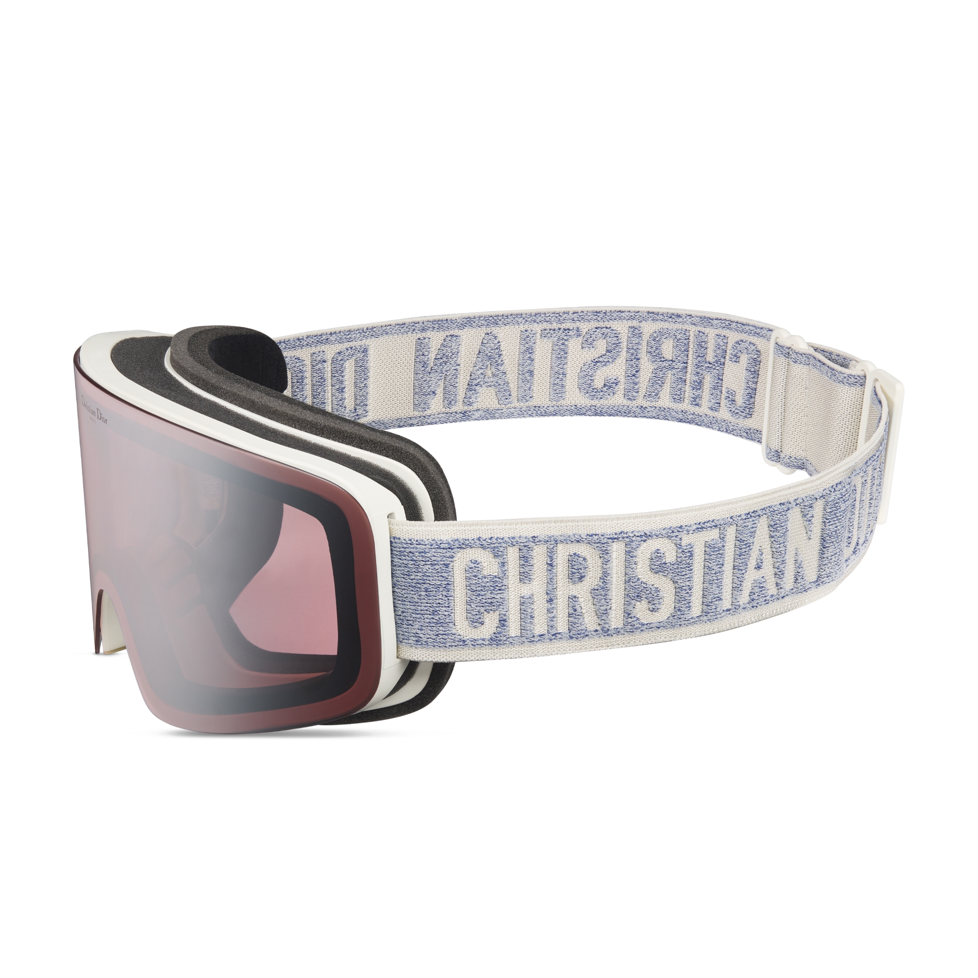 DiorAlps M3U 滑雪眼罩 哑光白色镜框 E11