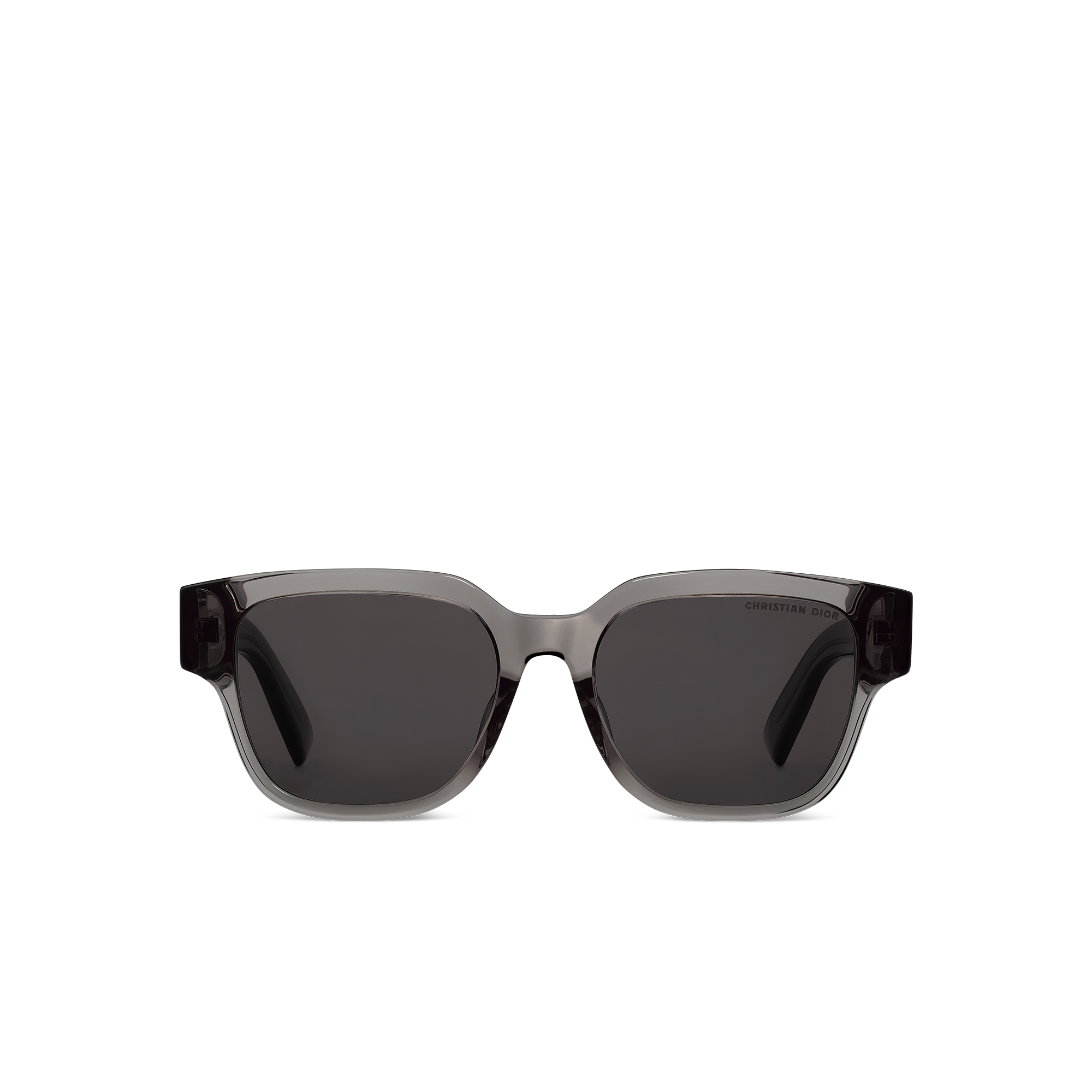 Dior Oblique S1F 太阳眼镜 黑色半透明正方形镜框 E01