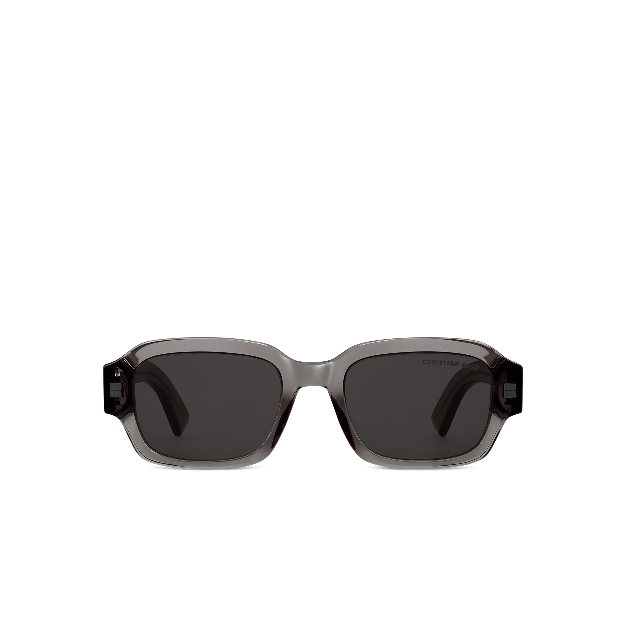 Dior Oblique S2I 太阳眼镜 黑色半透明方形镜框 E01