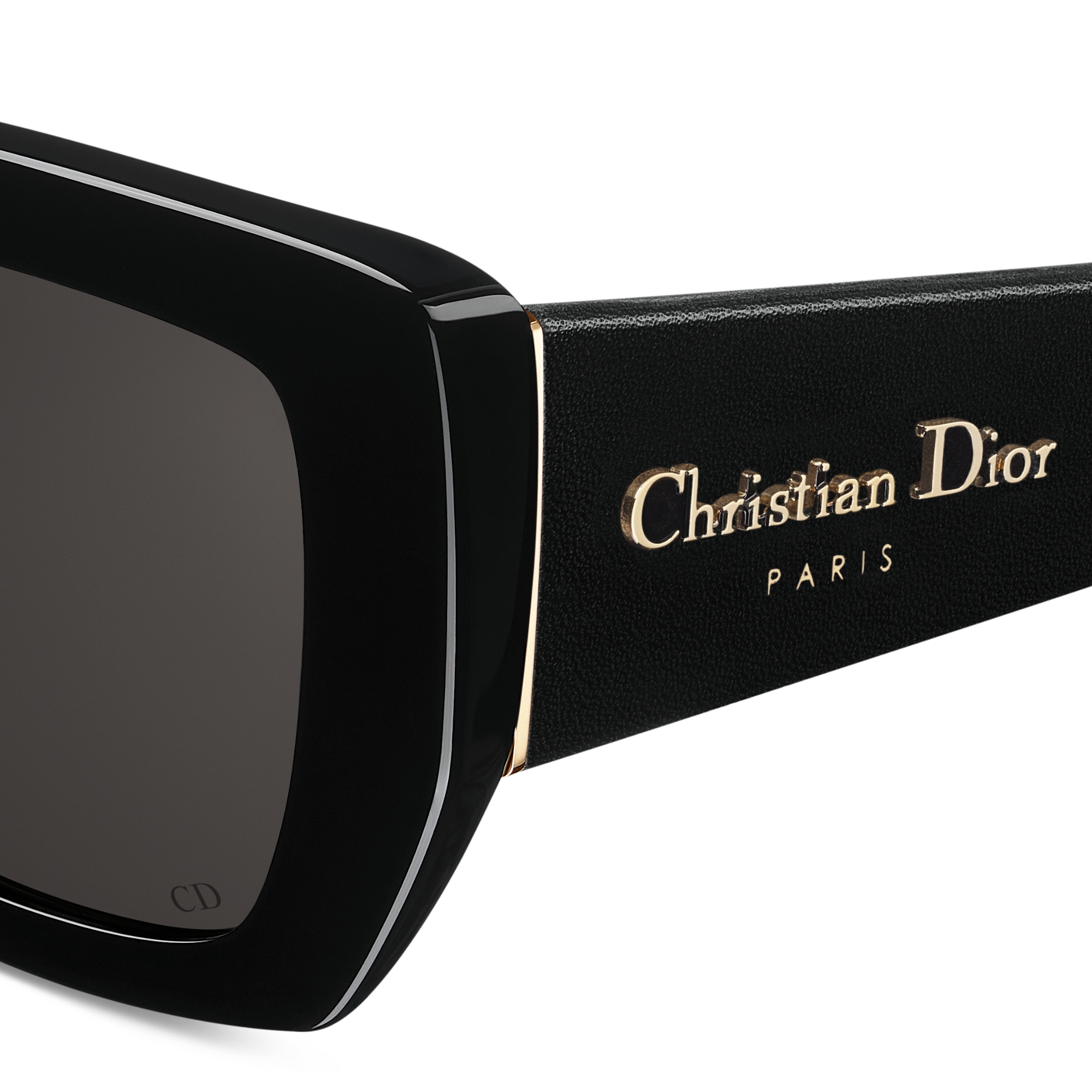 DiorOmbre S2F 太阳眼镜 黑色正方形镜框 E09