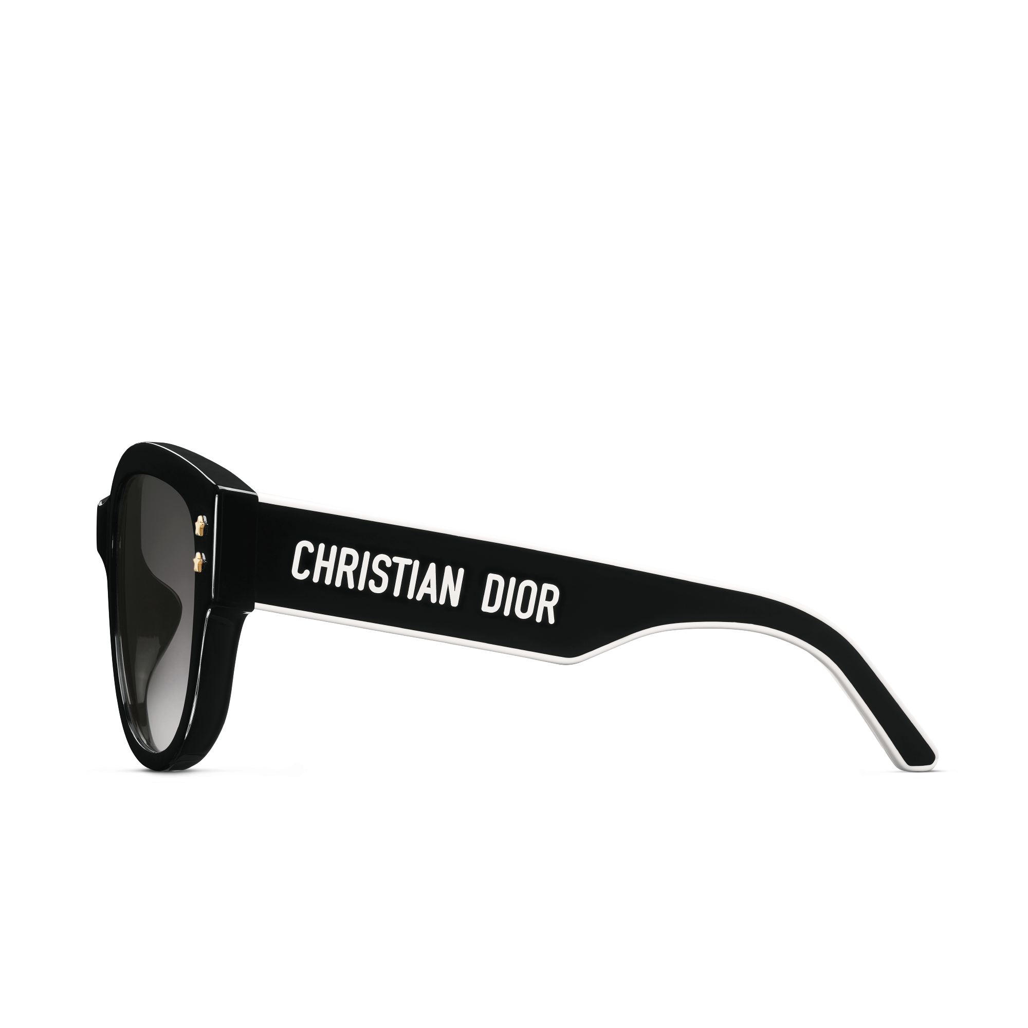 DiorPacific B2F 太阳眼镜 黑色蝴蝶形镜框 E02