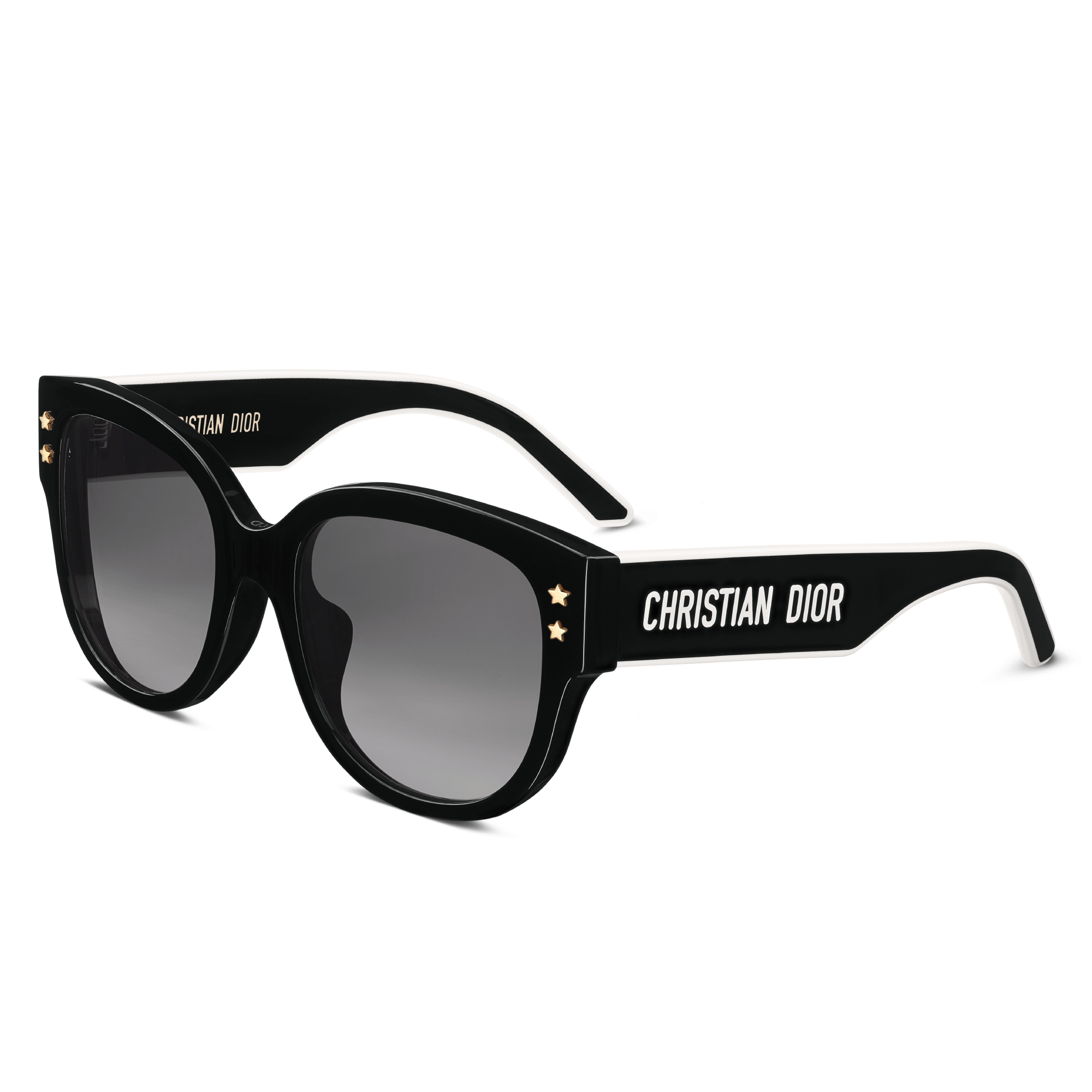 DiorPacific B2F 太阳眼镜 黑色蝴蝶形镜框 E03