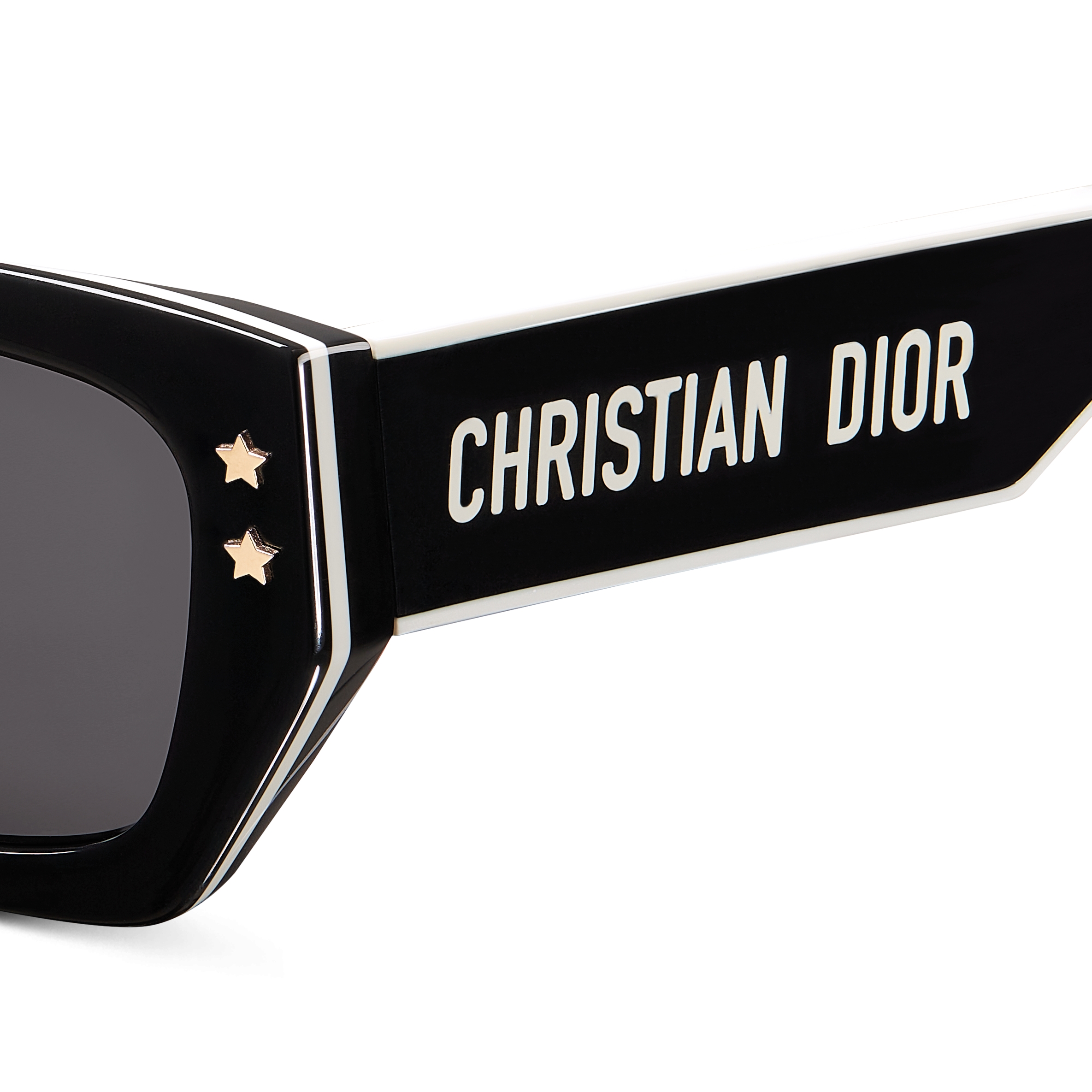 DiorPacific S2U 太阳眼镜 黑色方形镜框 E09