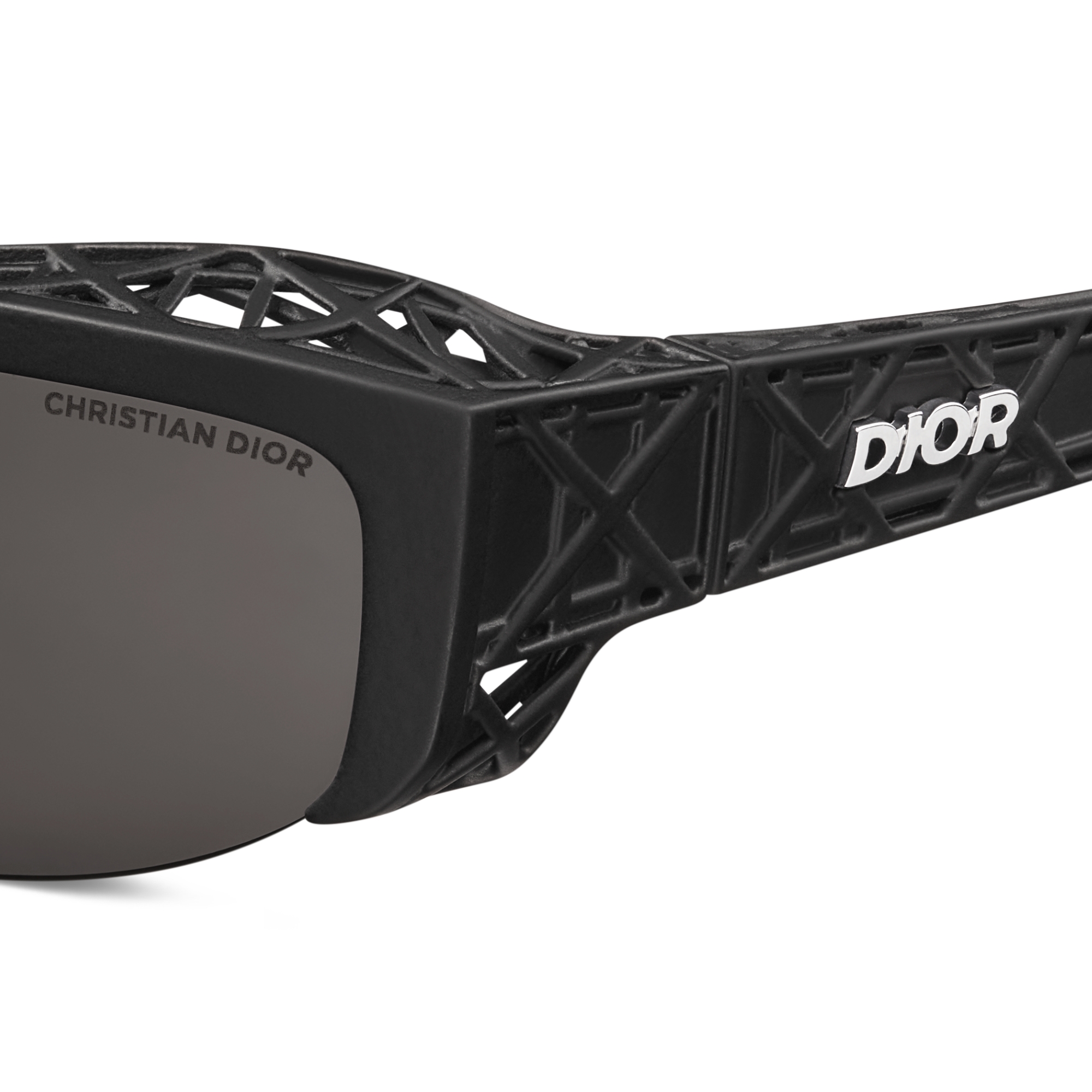 Dior3D S4I 太阳眼镜 黑色方形镜框 E09