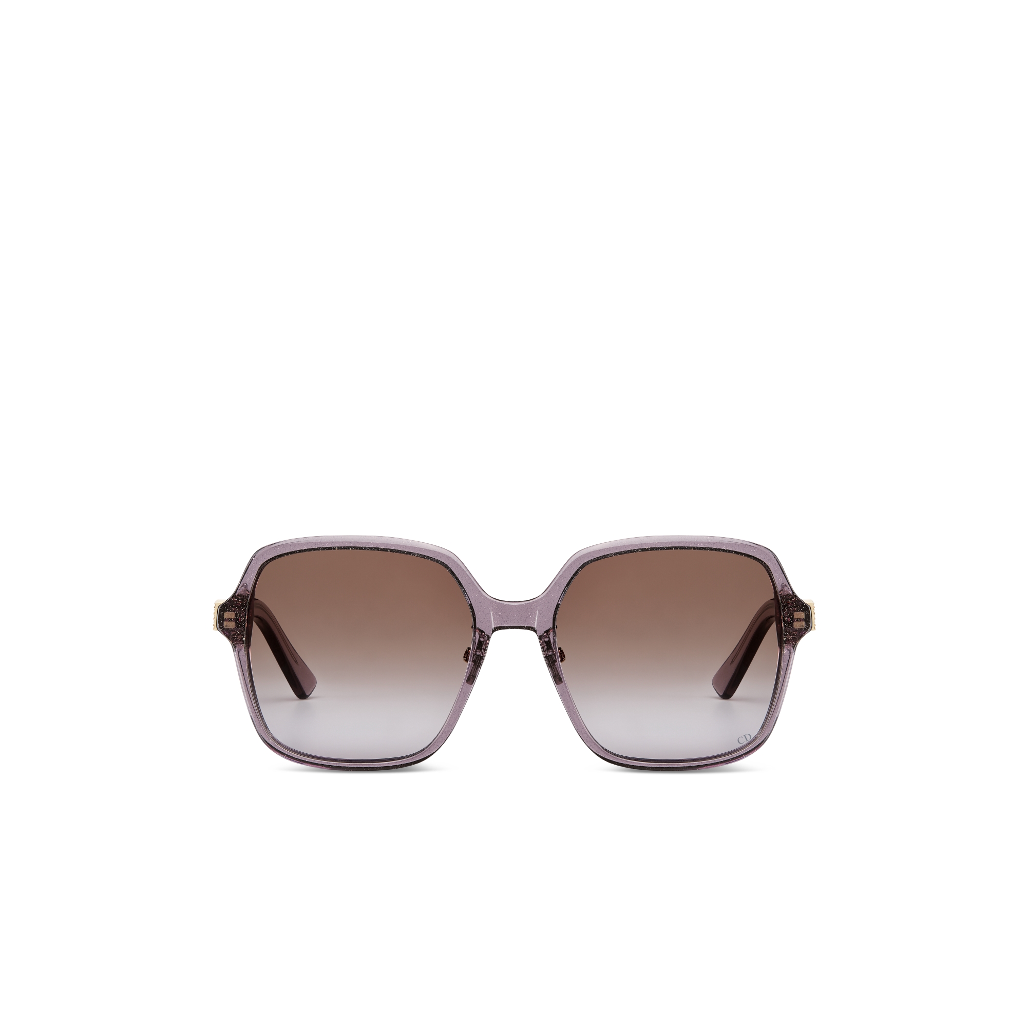 DiorTreasure S1F 太阳眼镜 亮紫色半透明正方形镜框 E01