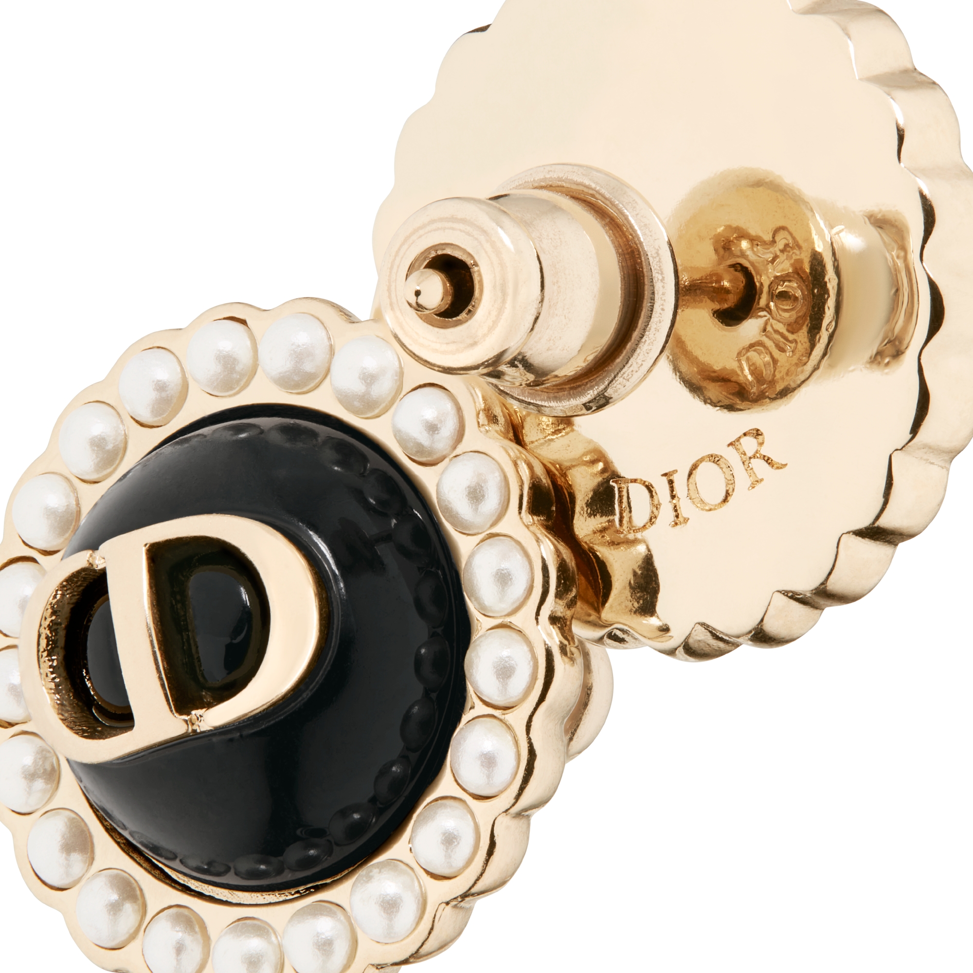 Dior 木製コーム 装飾彫刻入り