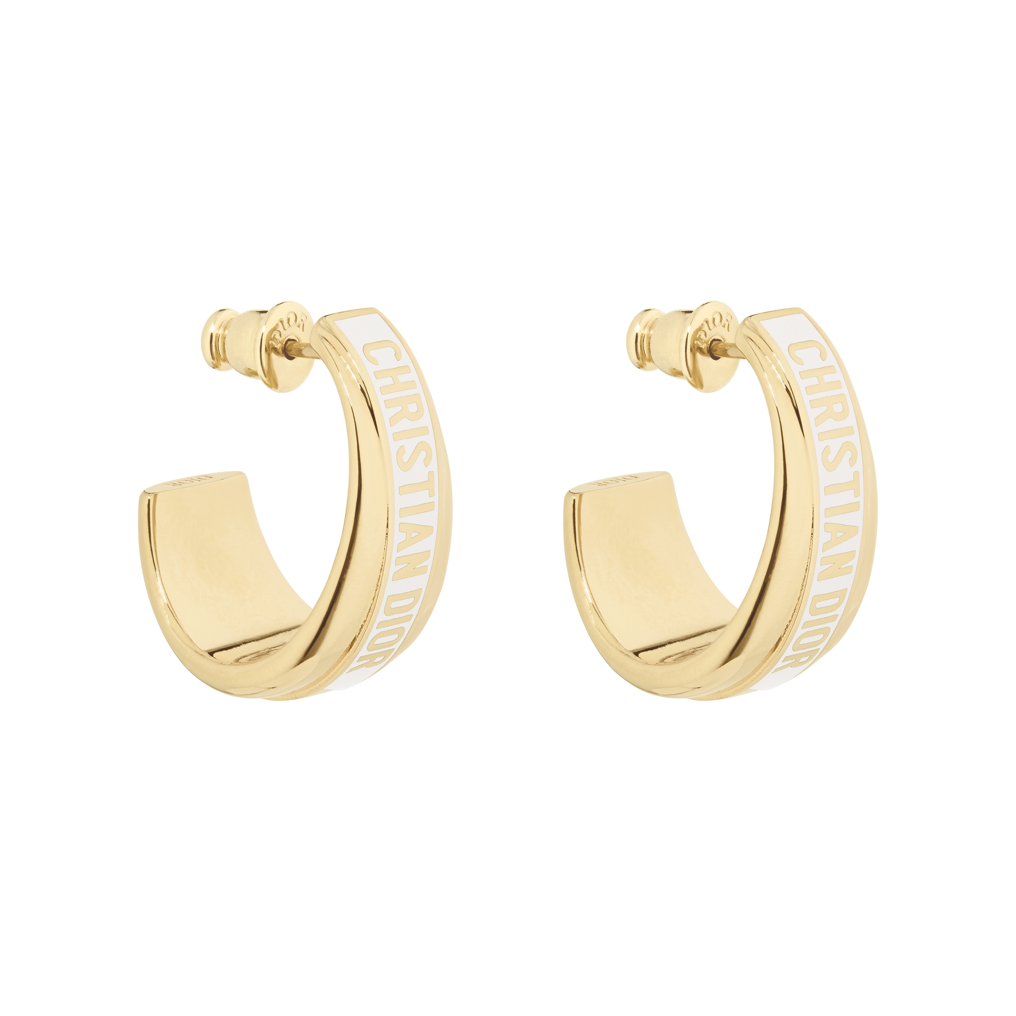  金色饰面金属和白色涂漆装饰