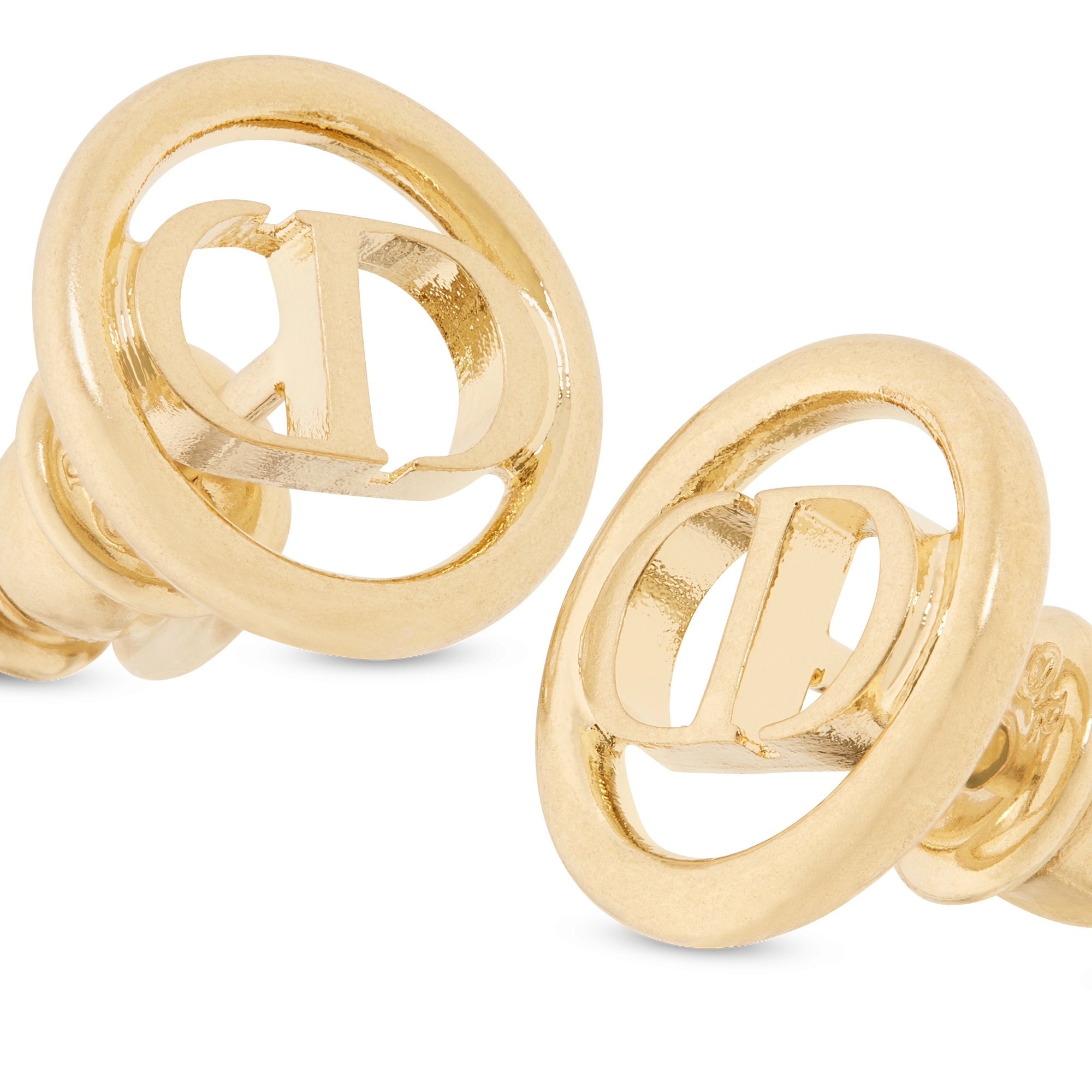 30 Montaigne 耳钉 金色饰面金属 E09