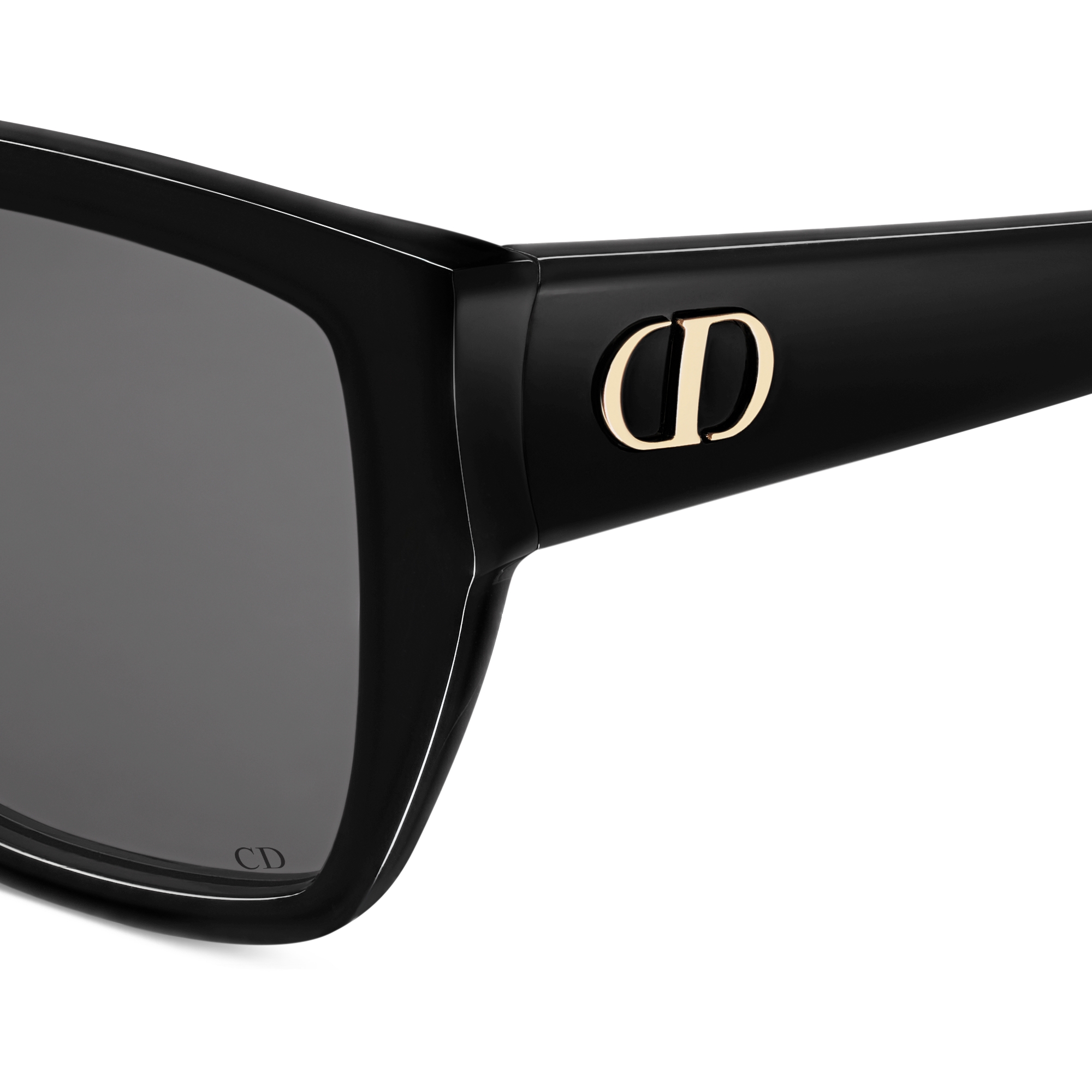 DiorGlow S1F太阳眼镜 黑色正方形镜框 E09