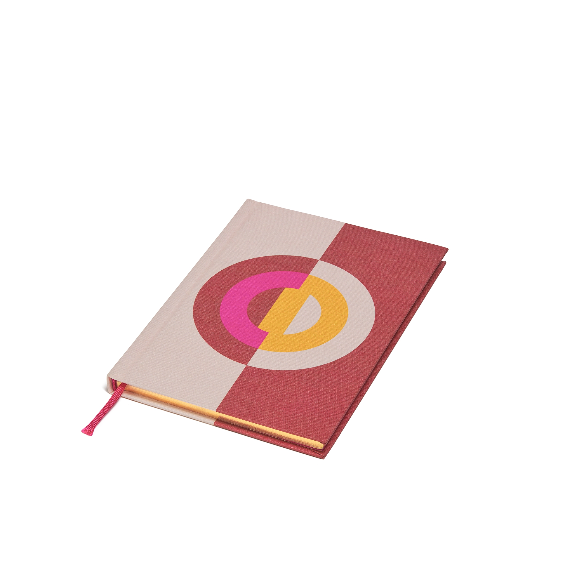 CD Entrelacés 系列笔记本 粉色印花织物封套 E03
