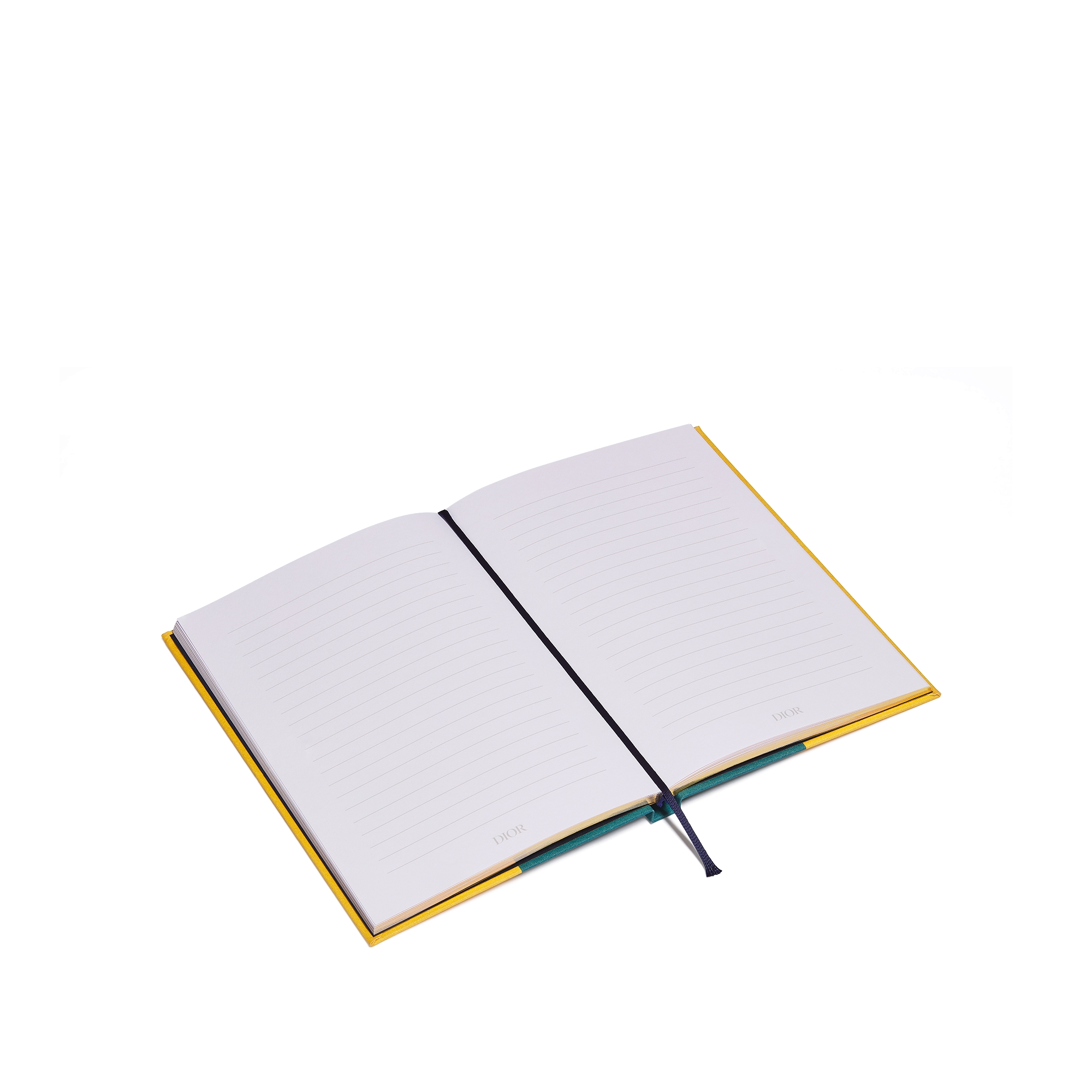 CD Entrelacés 系列笔记本 绿色印花织物封套 E06