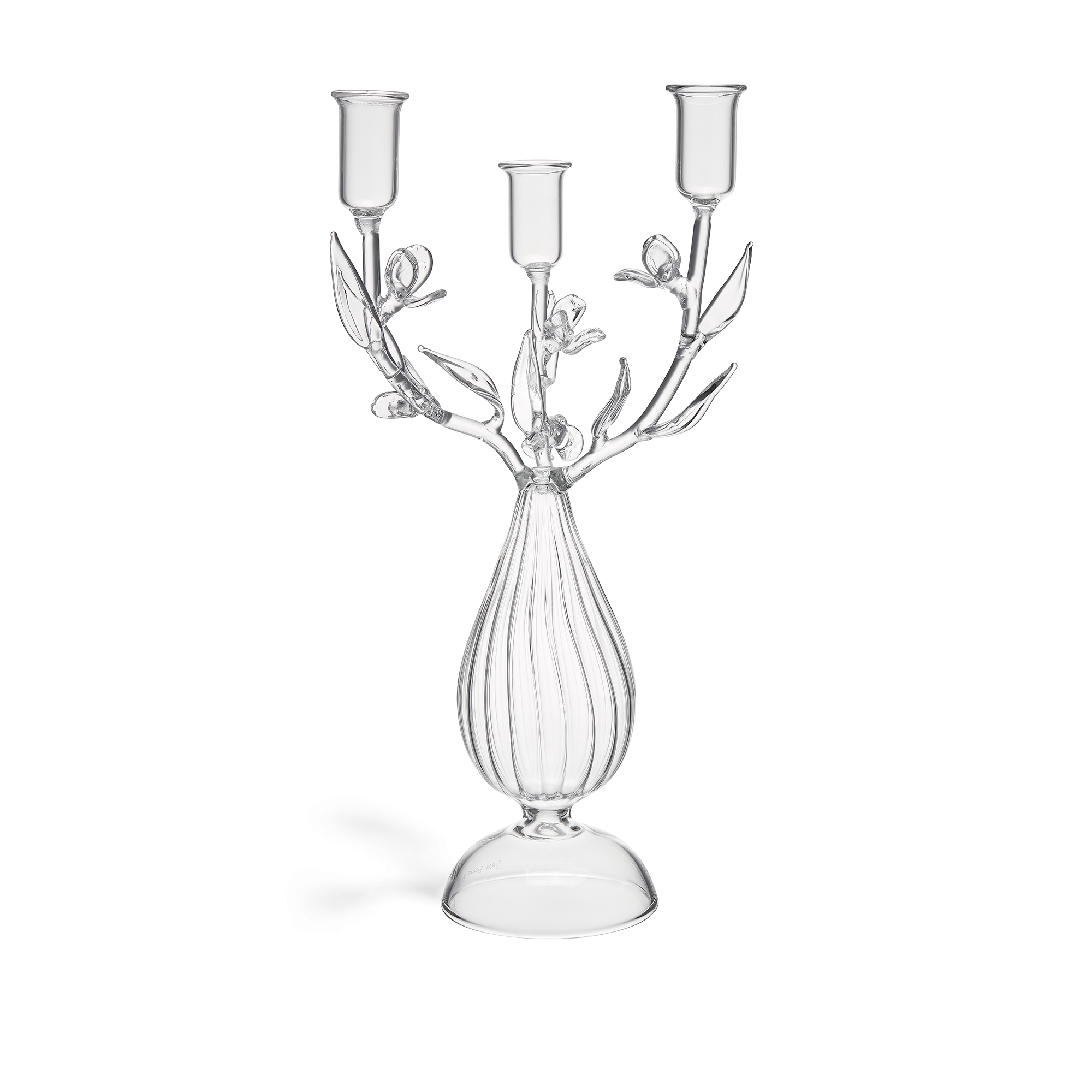 三臂烛台 Dior Maison 与 Sam Baron 联名，透明效果手工吹制玻璃 E08