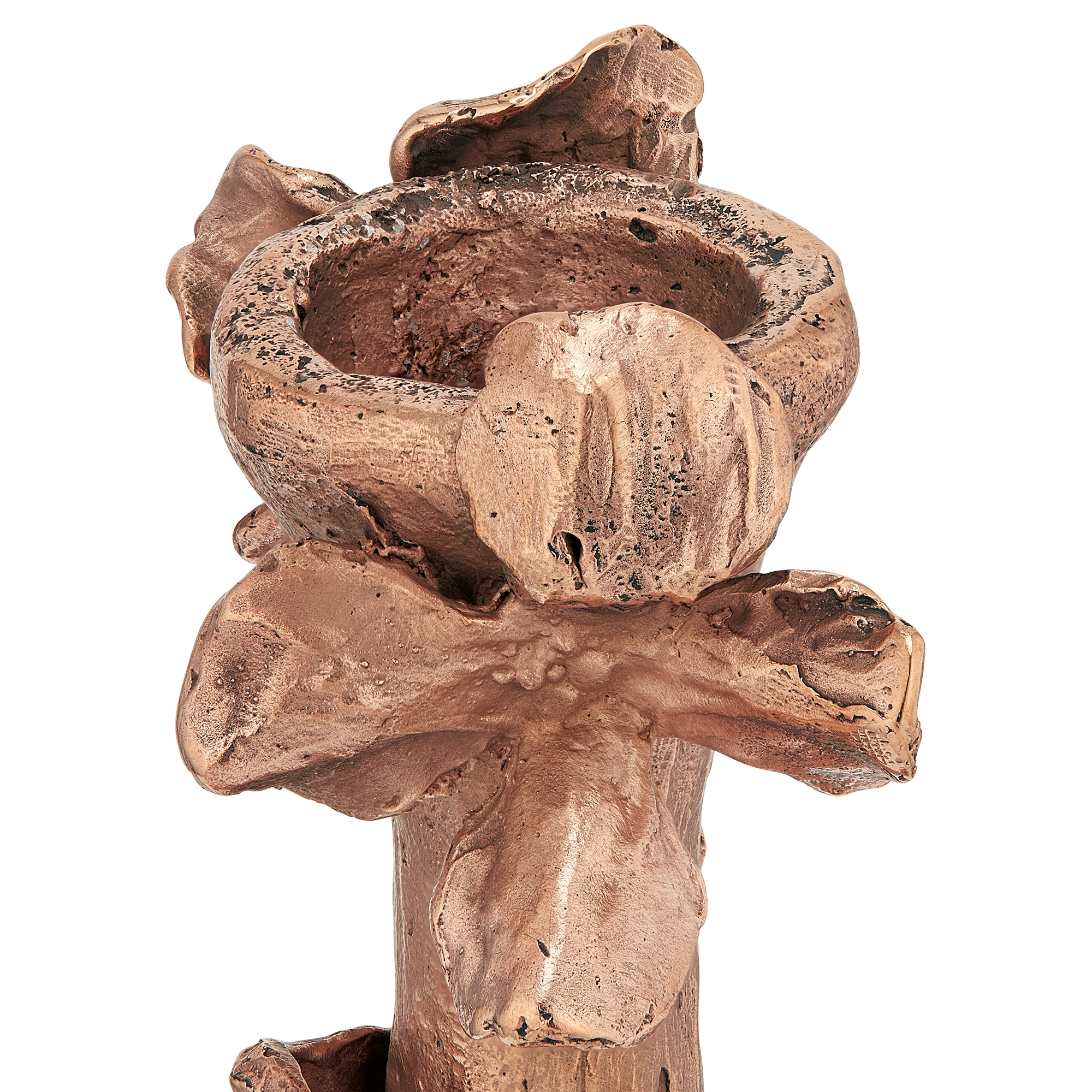 小号烛台 Dior 与 Osanna Visconti 联名，铜质花卉图案 E11