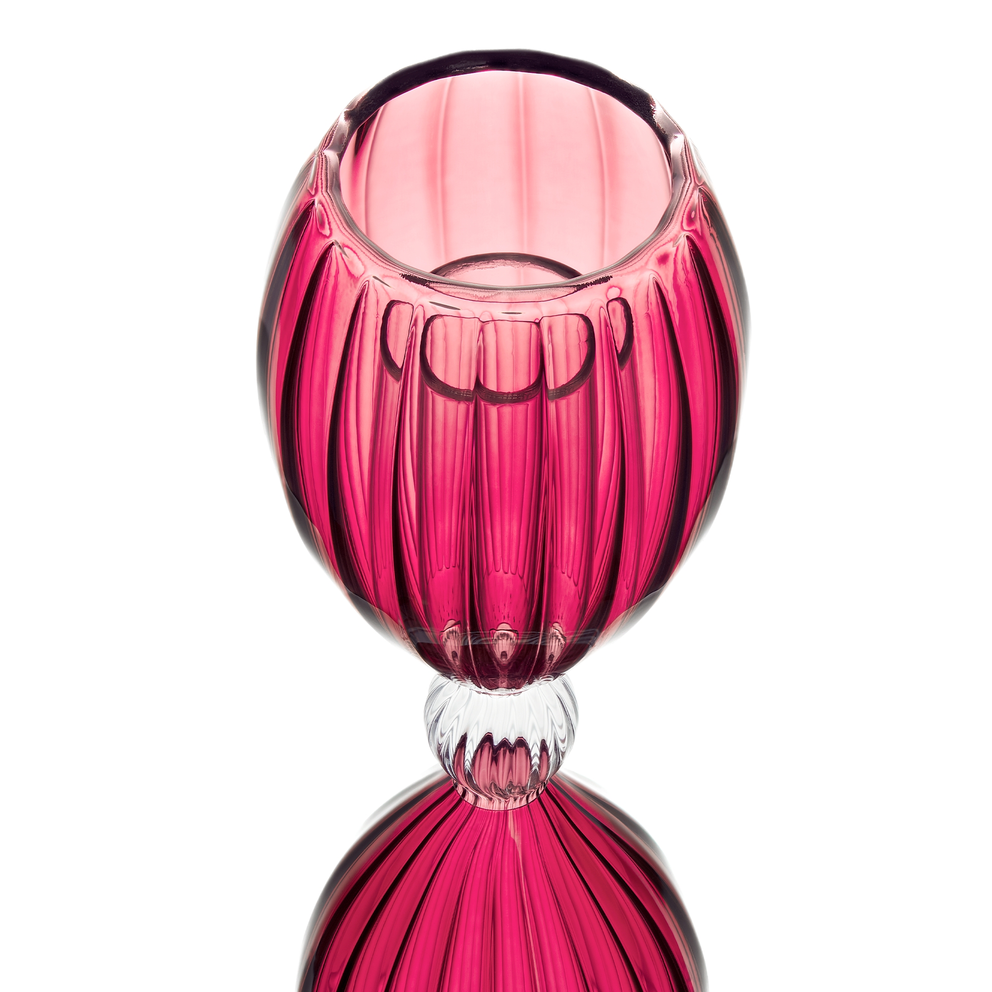 小号 Salento 烛台 红色吹制玻璃 E09